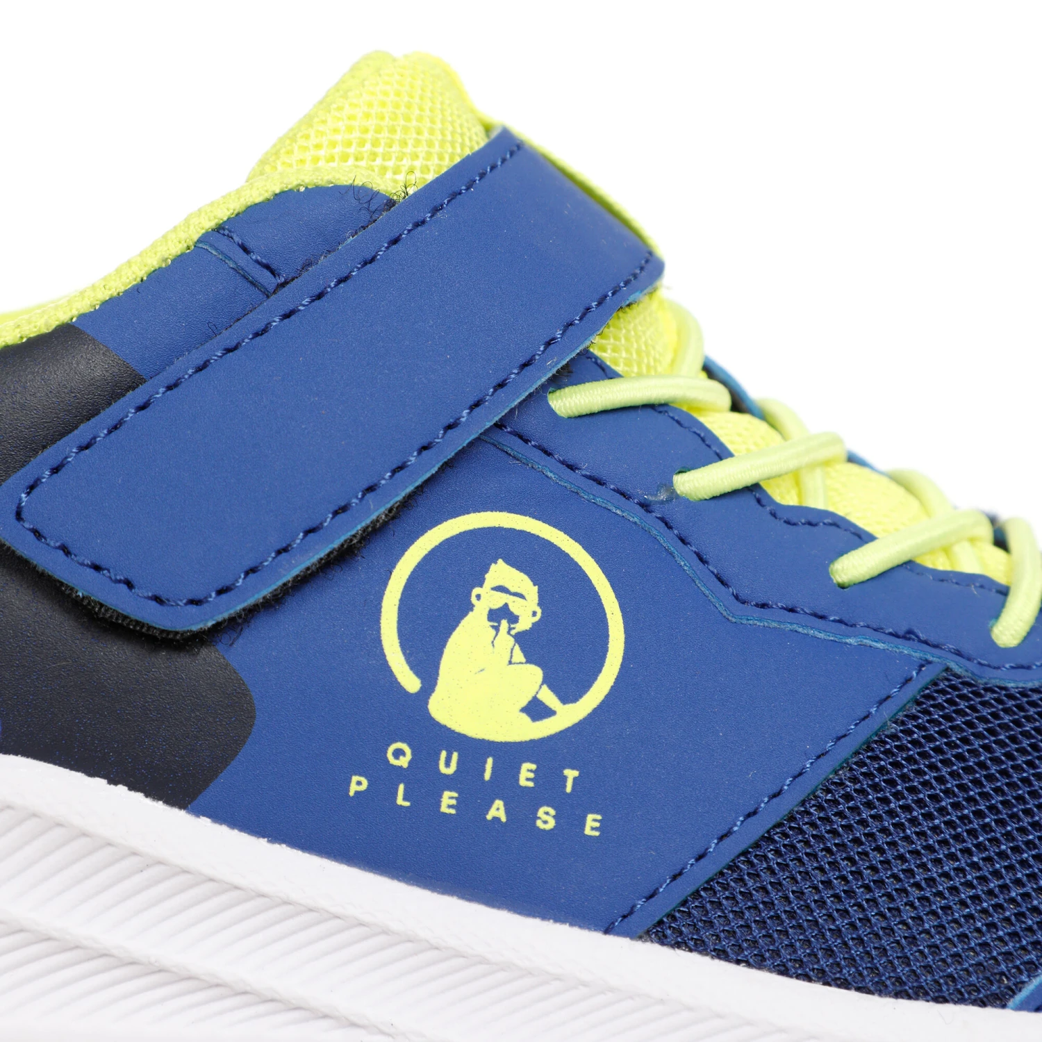 Courtstyler Velcro All Court Shoe Kids - Blue, Yellow - Image 6