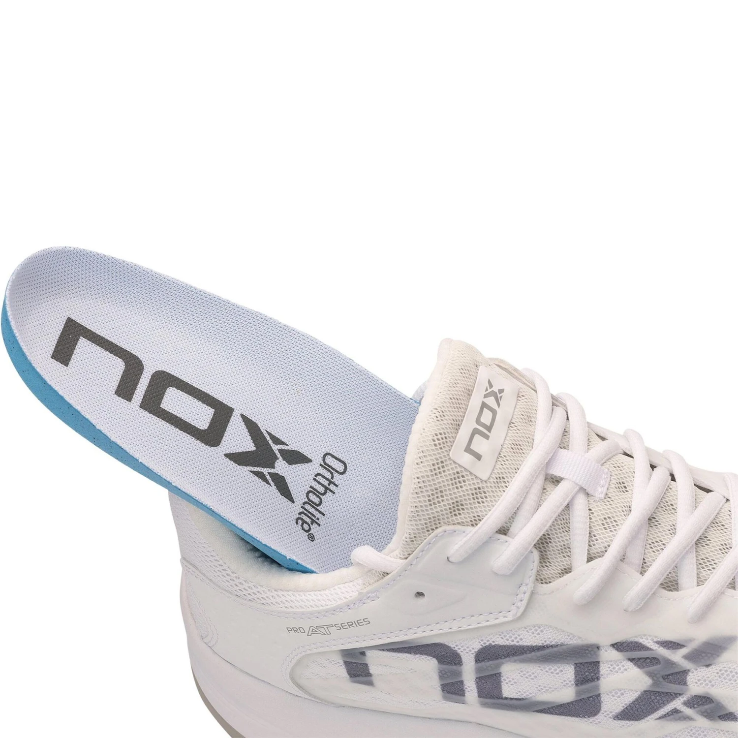 NOX AT10 Lux Padel Shoe Women - White, Grey - Image 11