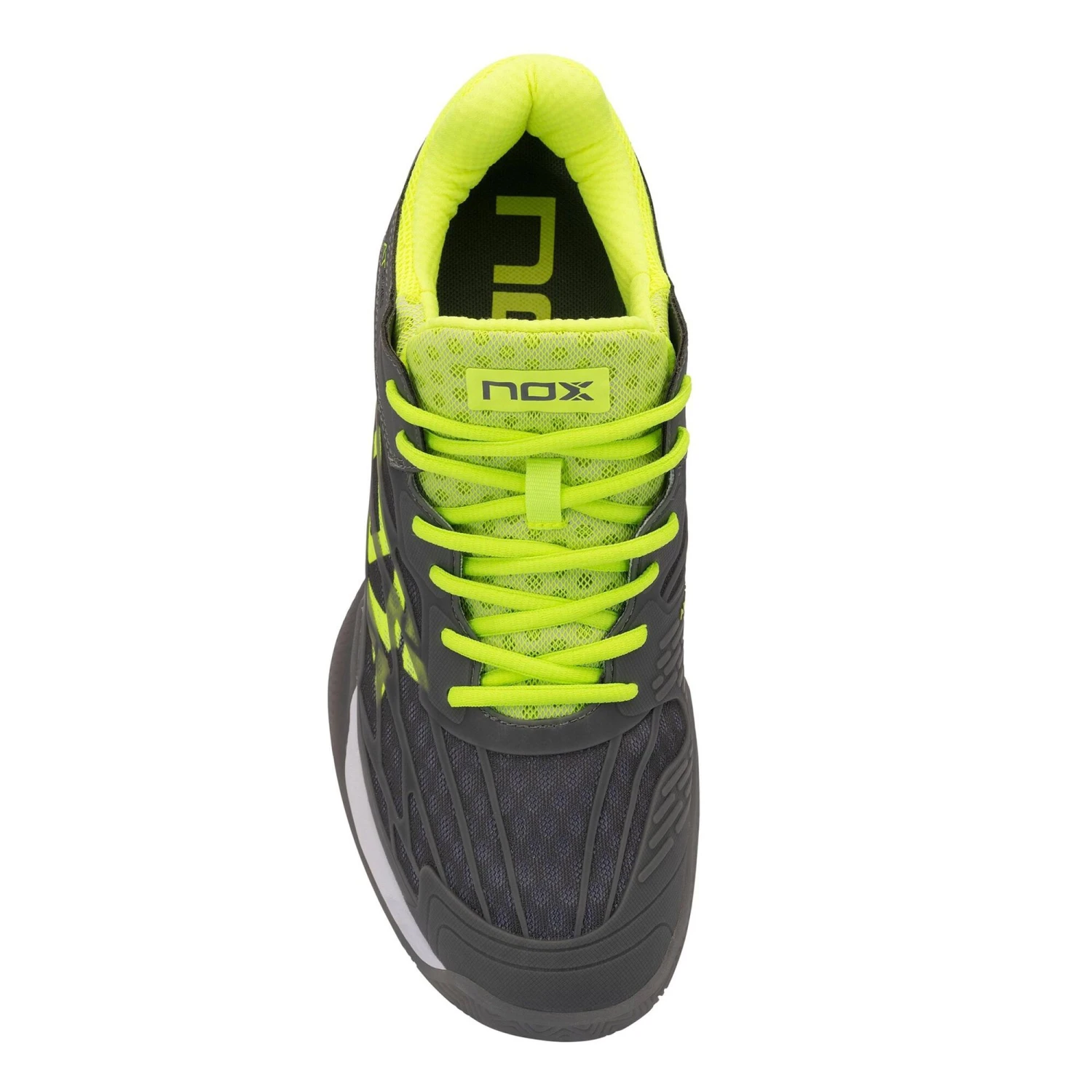 NOX AT10 Lux Padel Shoe Men - Grey, Neon Yellow - Image 3