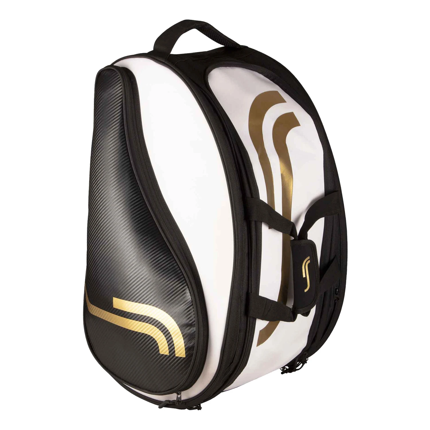 RS Classic Cayetano Edition Padel Racket Bag - Black, White - Image 2