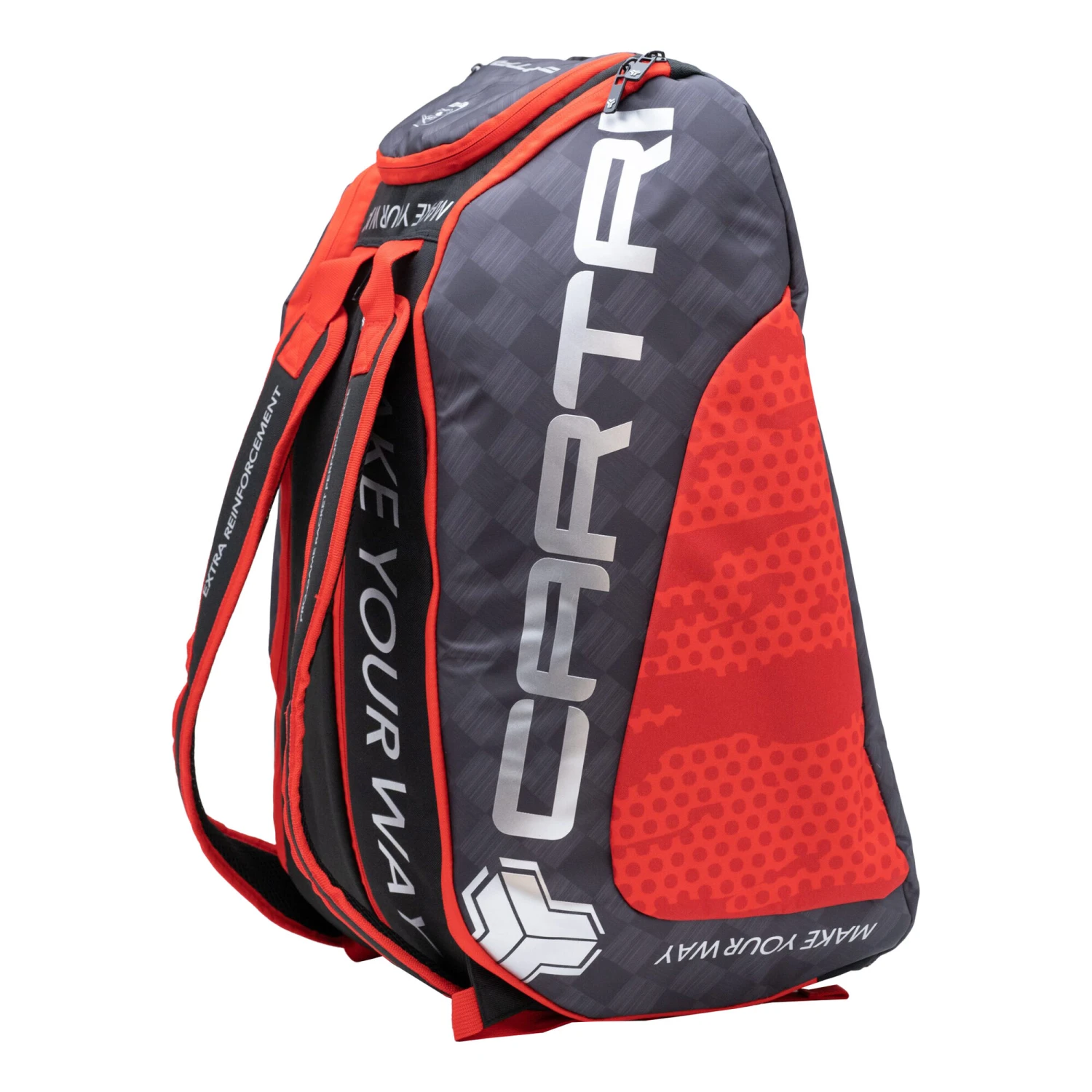 Blaidd Padel Racket Bag - Red, Black - Image 3