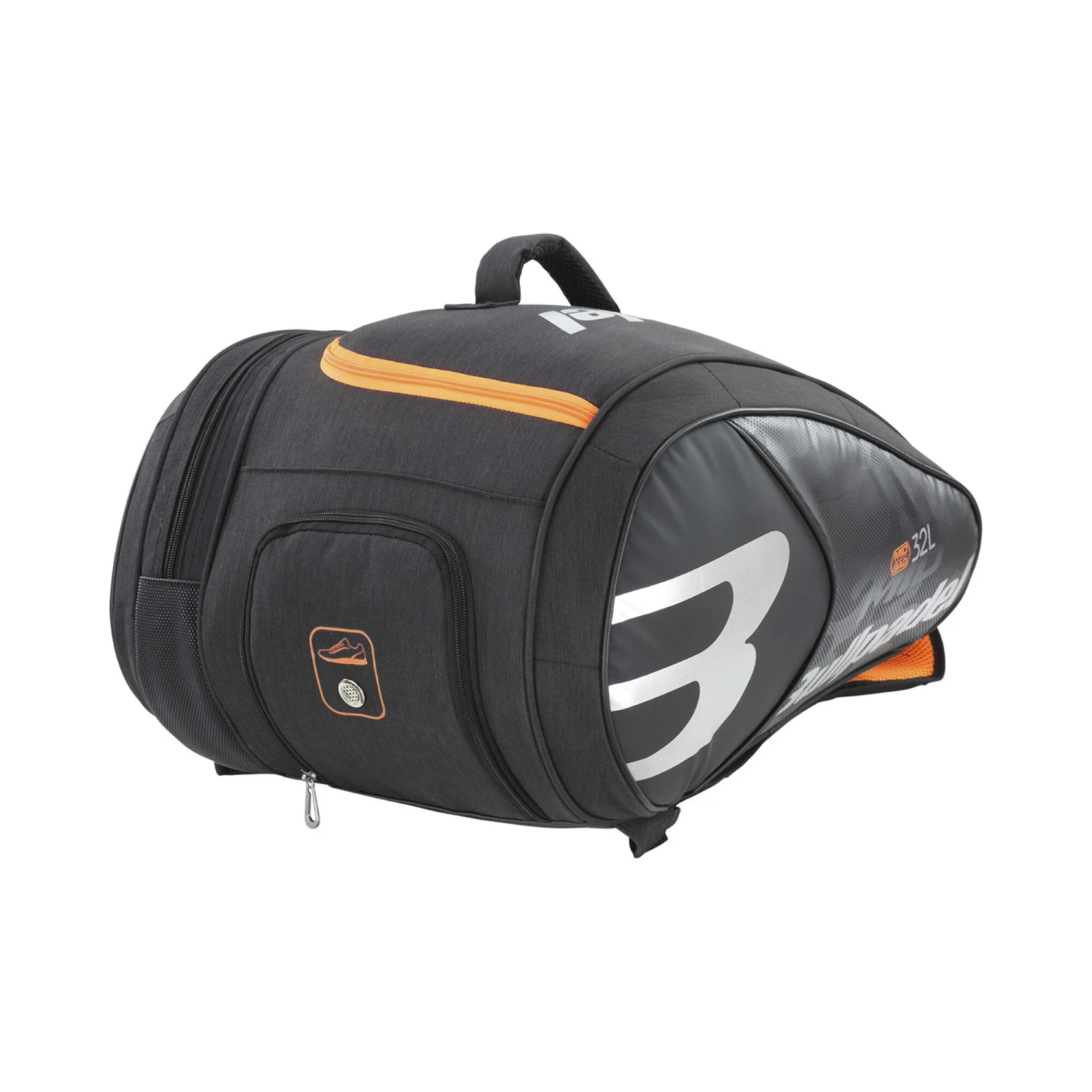 BULLPADEL BPP-20002 Mid Capacity 2020 Padel Racket Bag - Black, Orange - Image 3