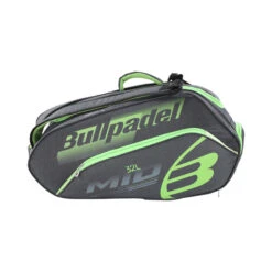 BULLPADEL BPP-20007 MID Capacity Padel Racket Bag - Black, Neon Green