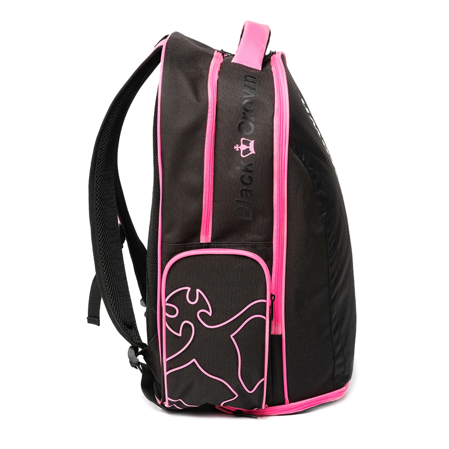 BLACK CROWN Petra Backpack - Black, Pink - Image 3
