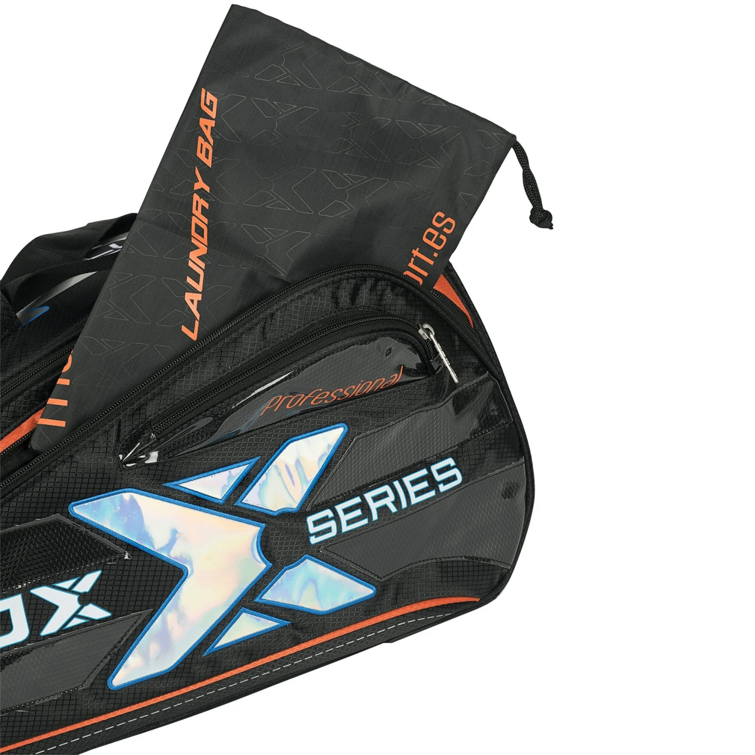 NOX Thermo ML10 Luxury Padel Racket Bag - Silver, Black - Image 3
