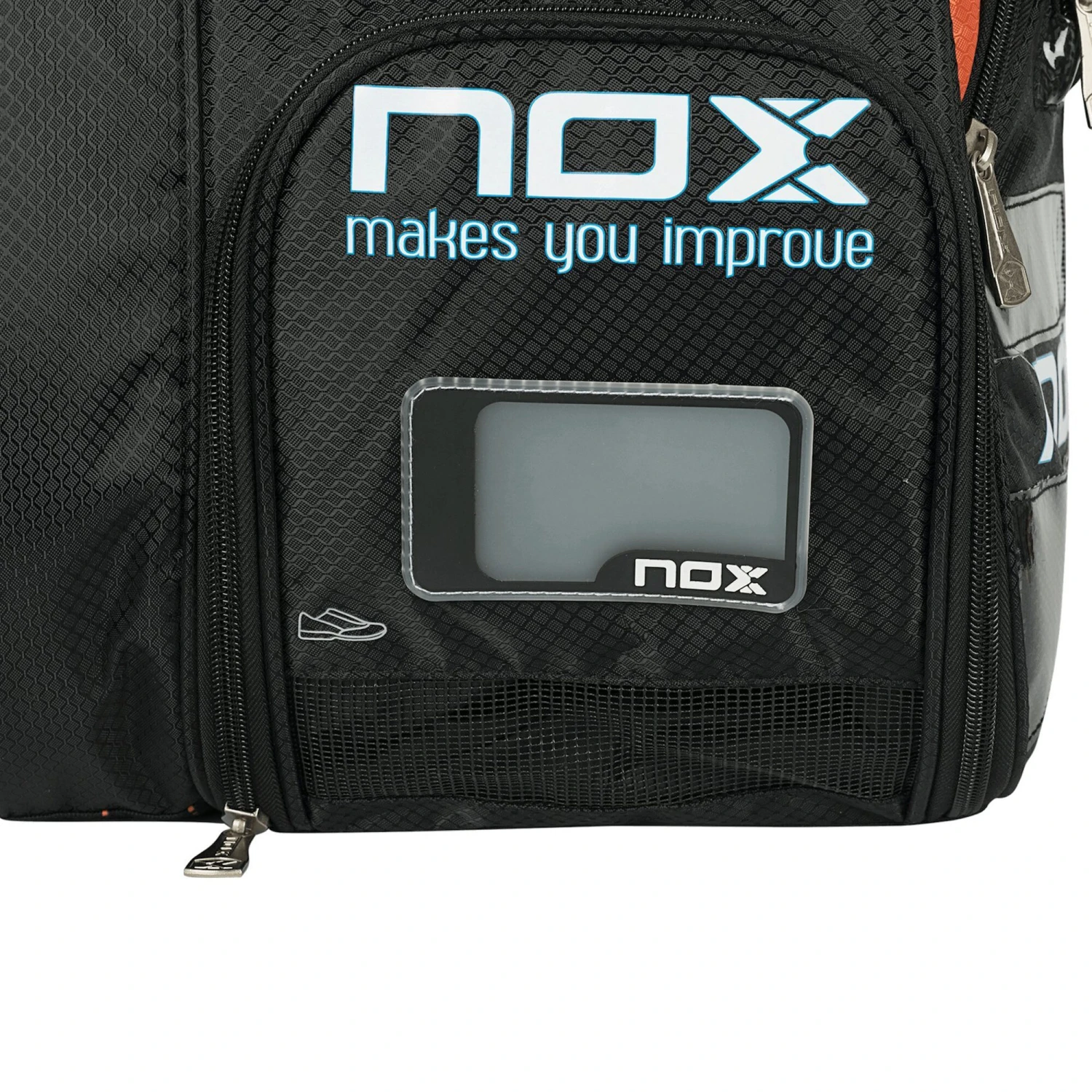 NOX Thermo ML10 Luxury Padel Racket Bag - Silver, Black - Image 4