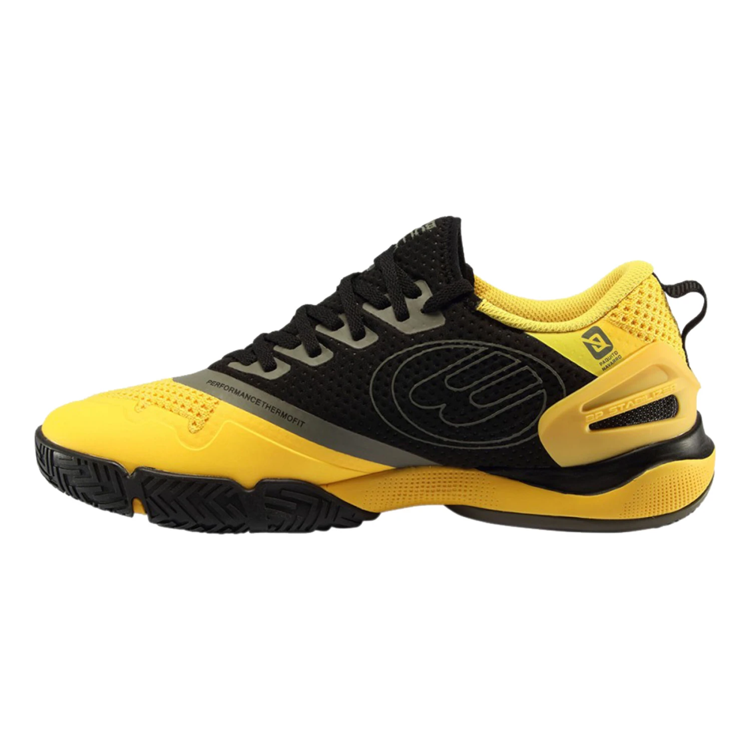 BULLPADEL Hack Hybrid Fly Padel Shoe Men - Yellow, Grey - Image 2