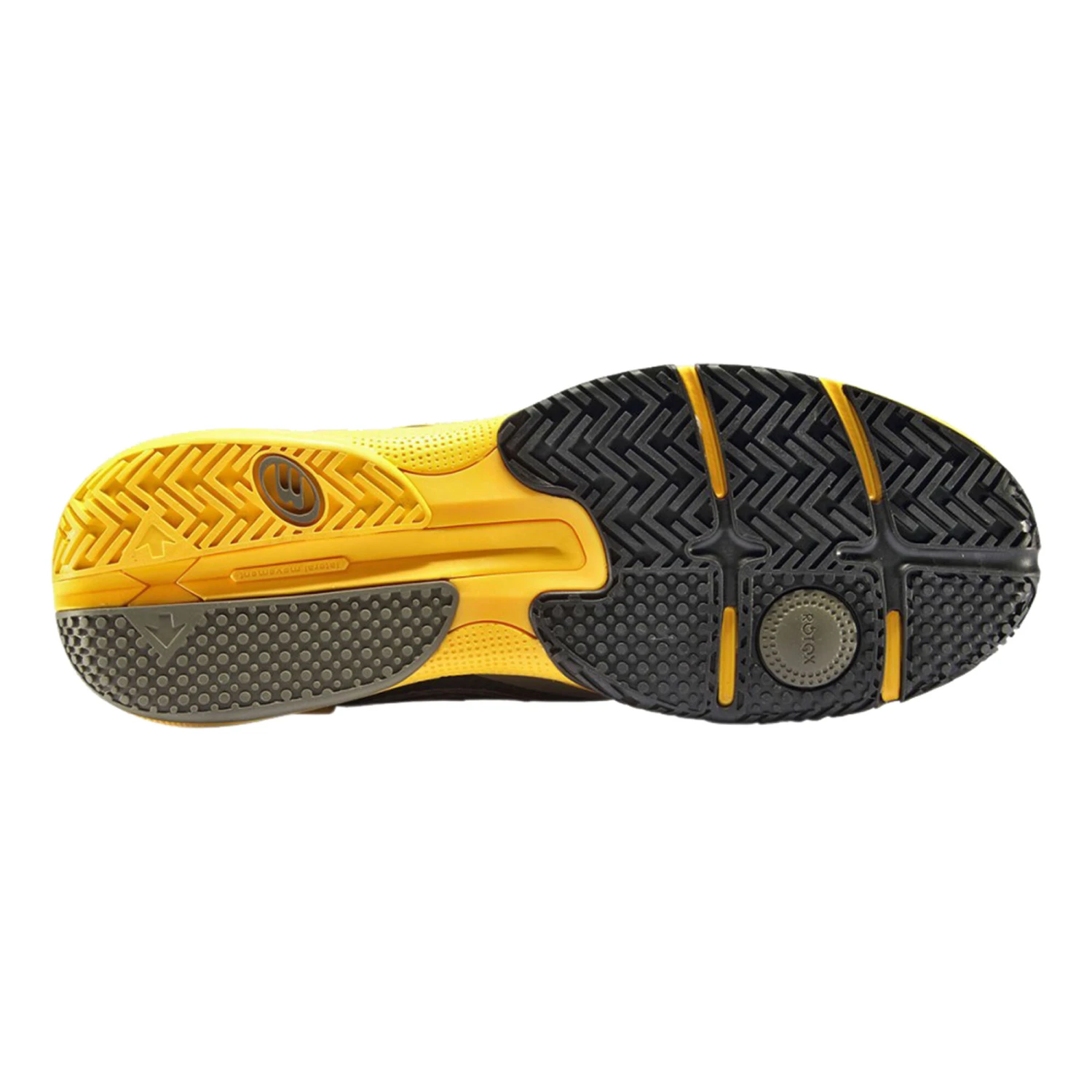 BULLPADEL Hack Hybrid Fly Padel Shoe Men - Yellow, Grey - Image 4