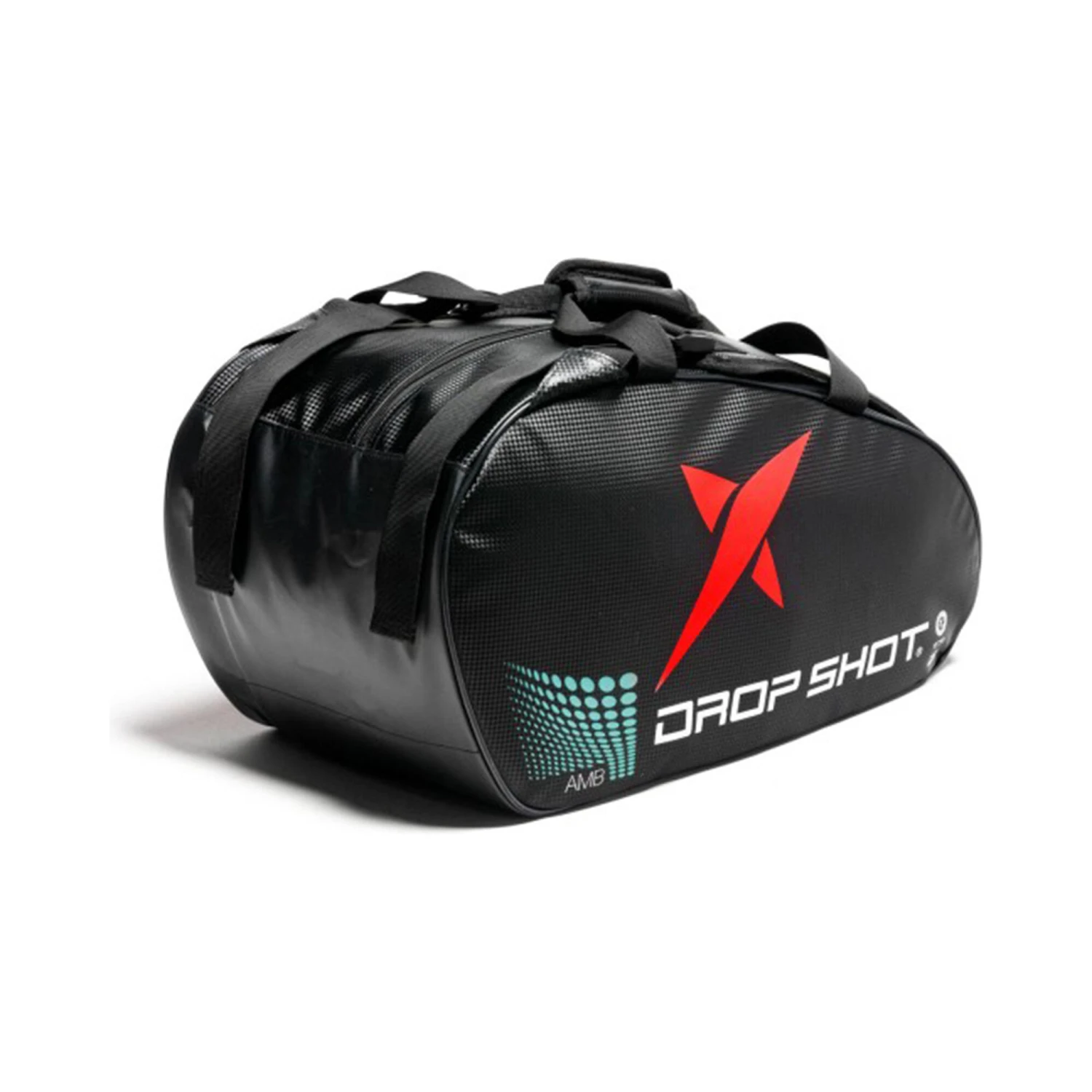 DROP SHOT AMBITION 22 Padel Racket Bag - Black, Red - Image 6
