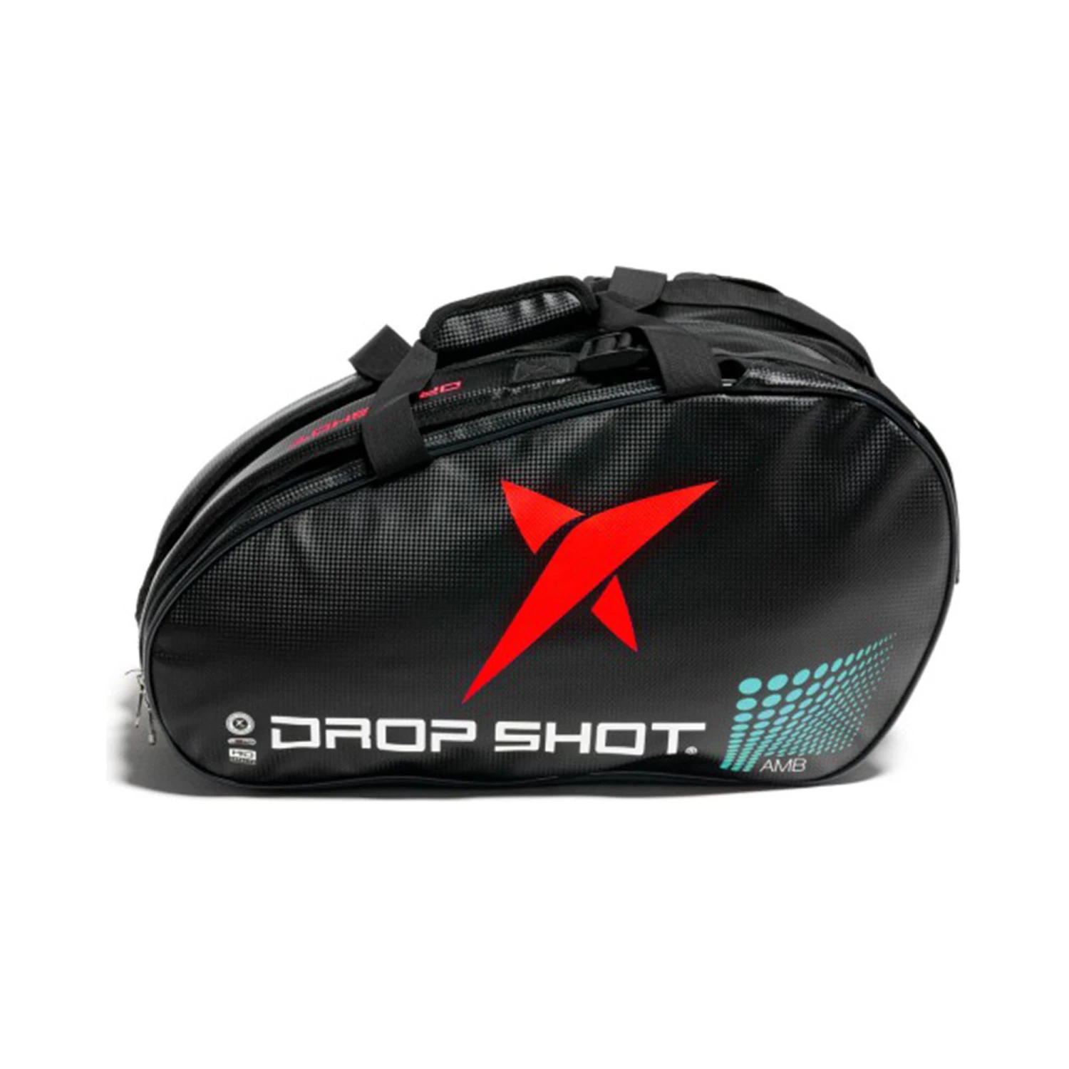 DROP SHOT AMBITION 22 Padel Racket Bag - Black, Red - Image 7