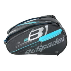 BULLPADEL Big Capacity Padel Racket Bag - Black, Turquoise