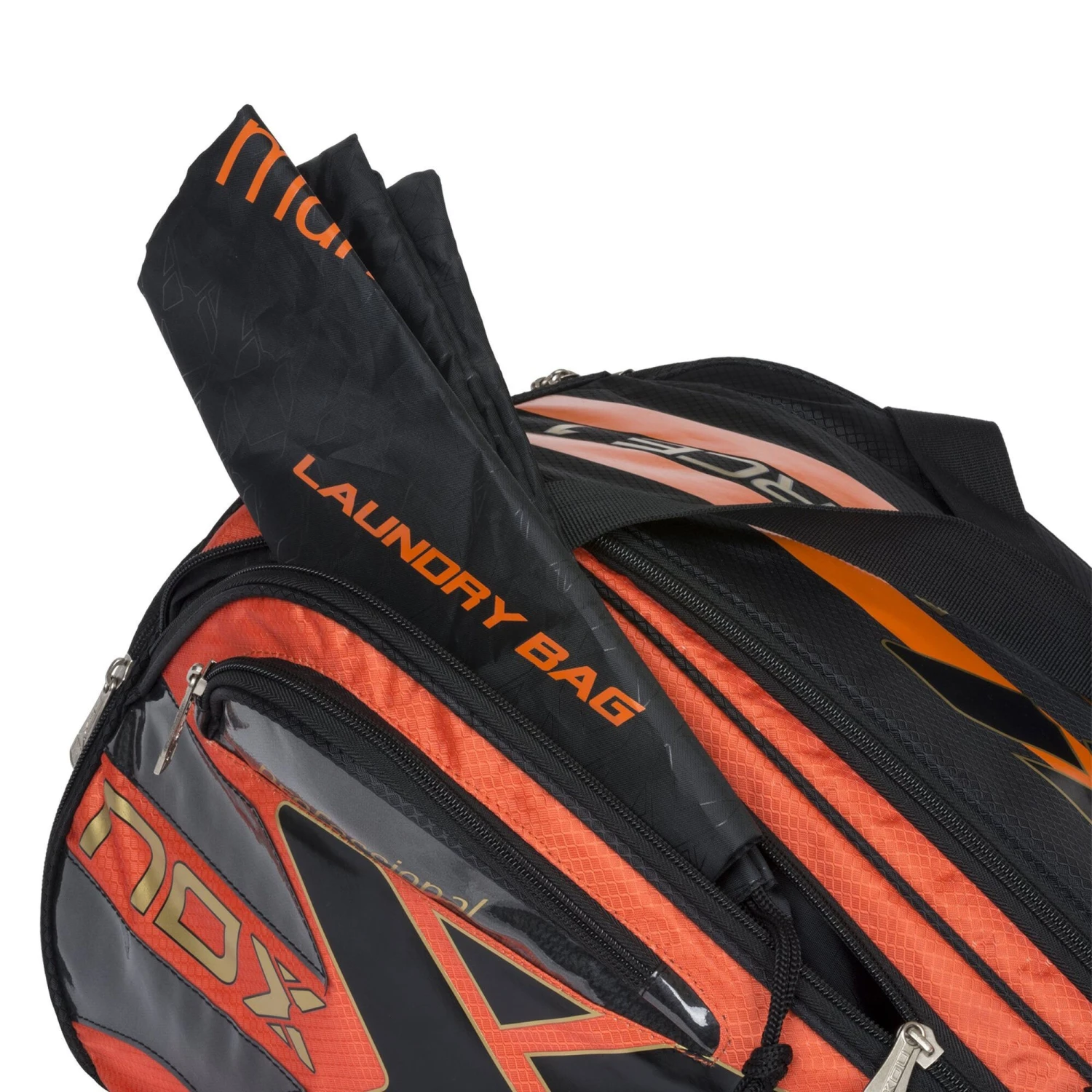 NOX FORCE 1 Padel Racket Bag - Orange - Image 3