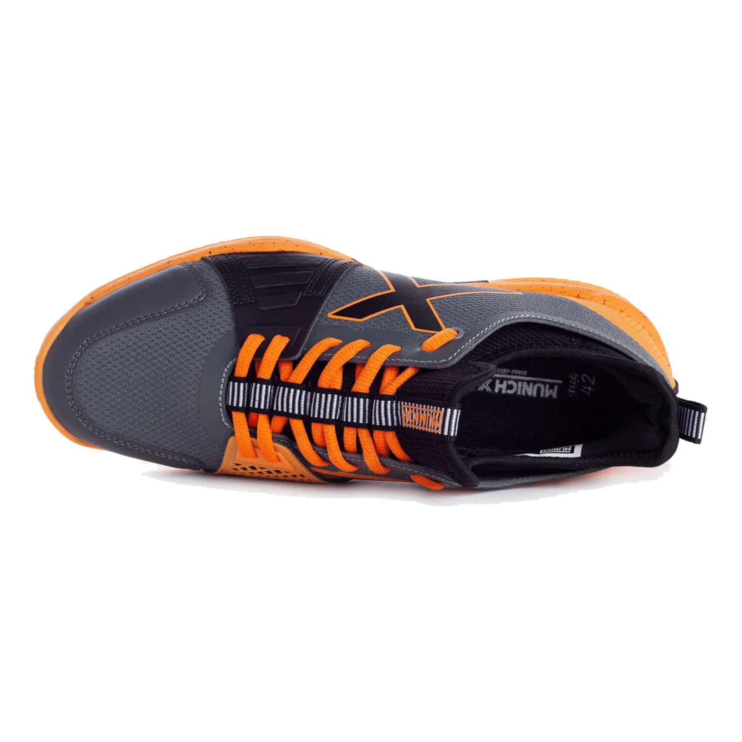 Munich Oxygen Padel Shoe Men - Grey, Orange - Image 3