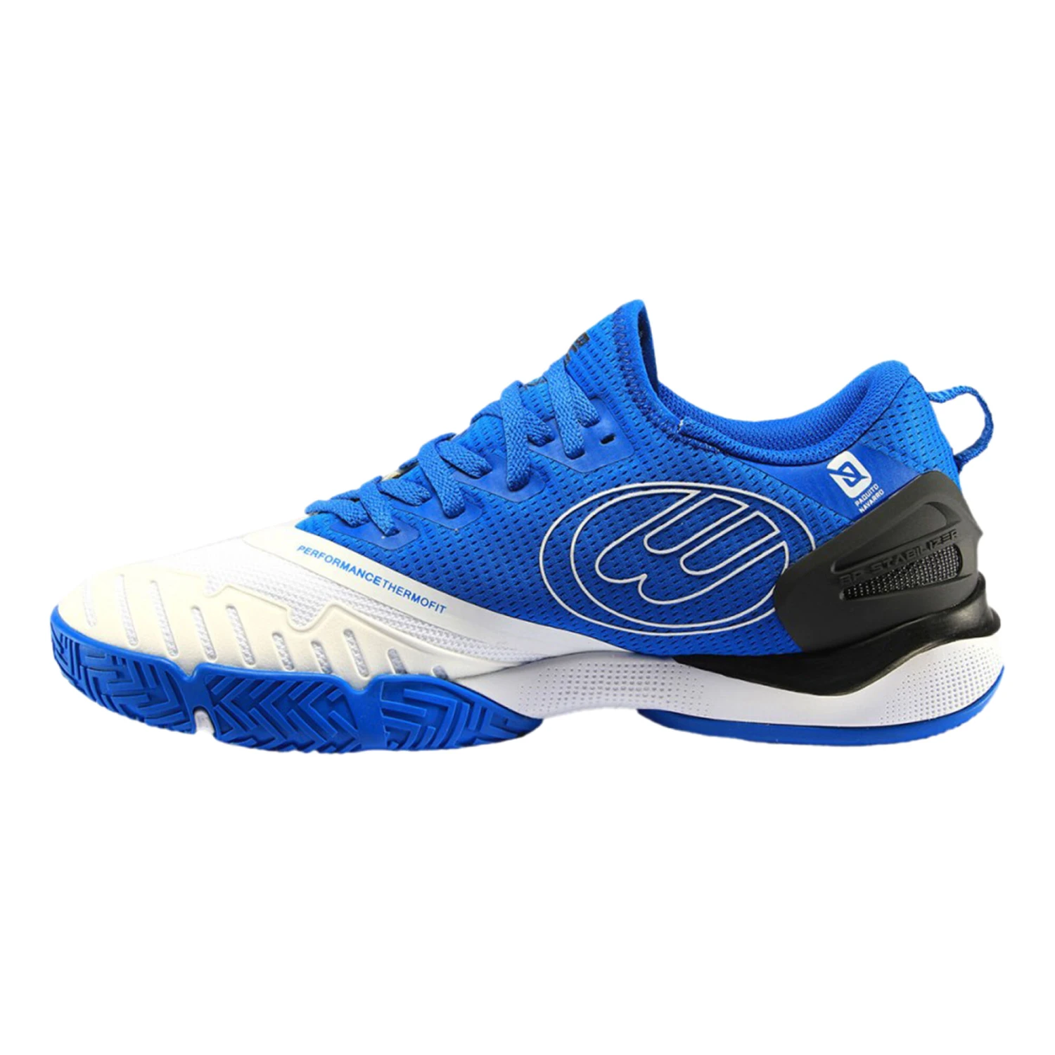 BULLPADEL Hack Hybrid Fly 22V Padel Shoe Men - White, Black - Image 2