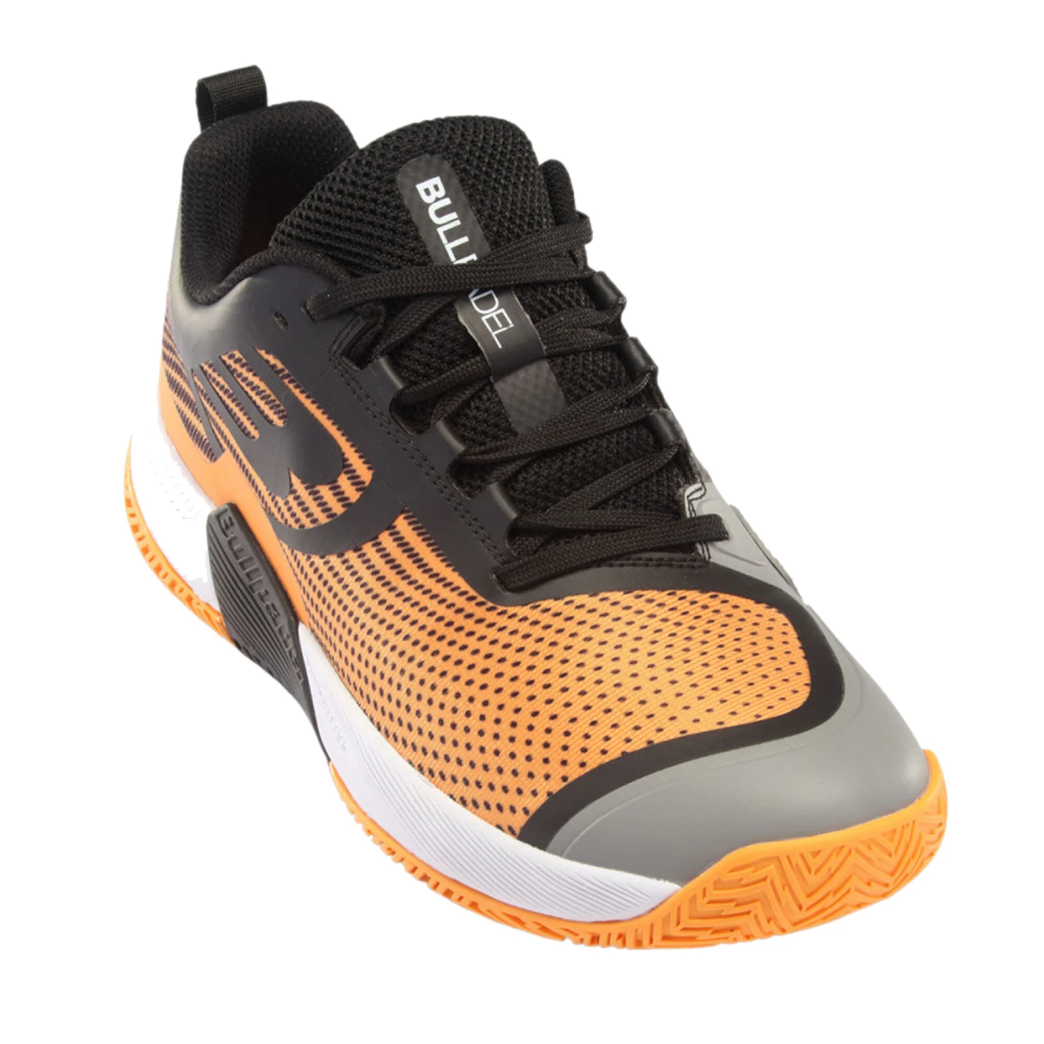 BULLPADEL Next Hybrid Pro Padel Shoe Men - Orange, Black - Image 3