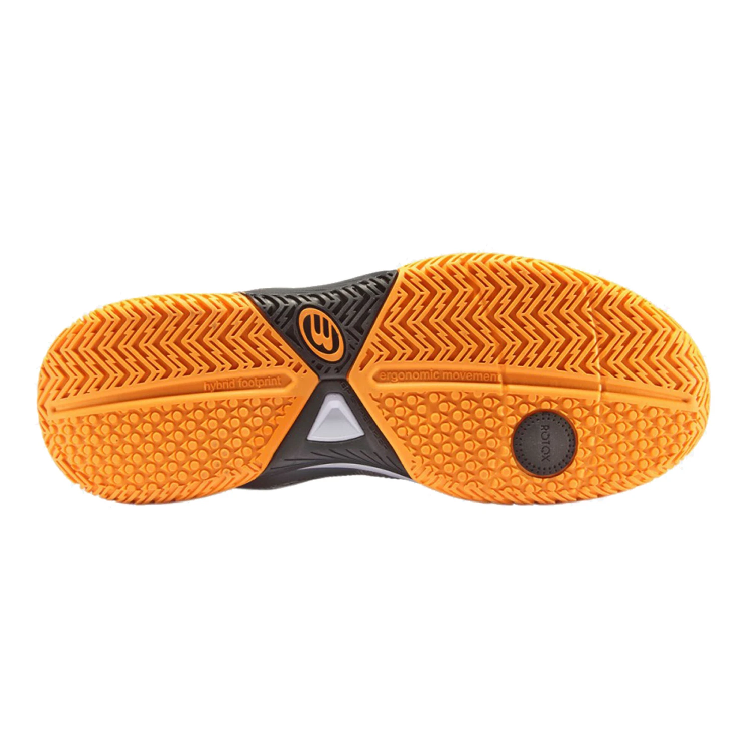 BULLPADEL Next Hybrid Pro Padel Shoe Men - Orange, Black - Image 4