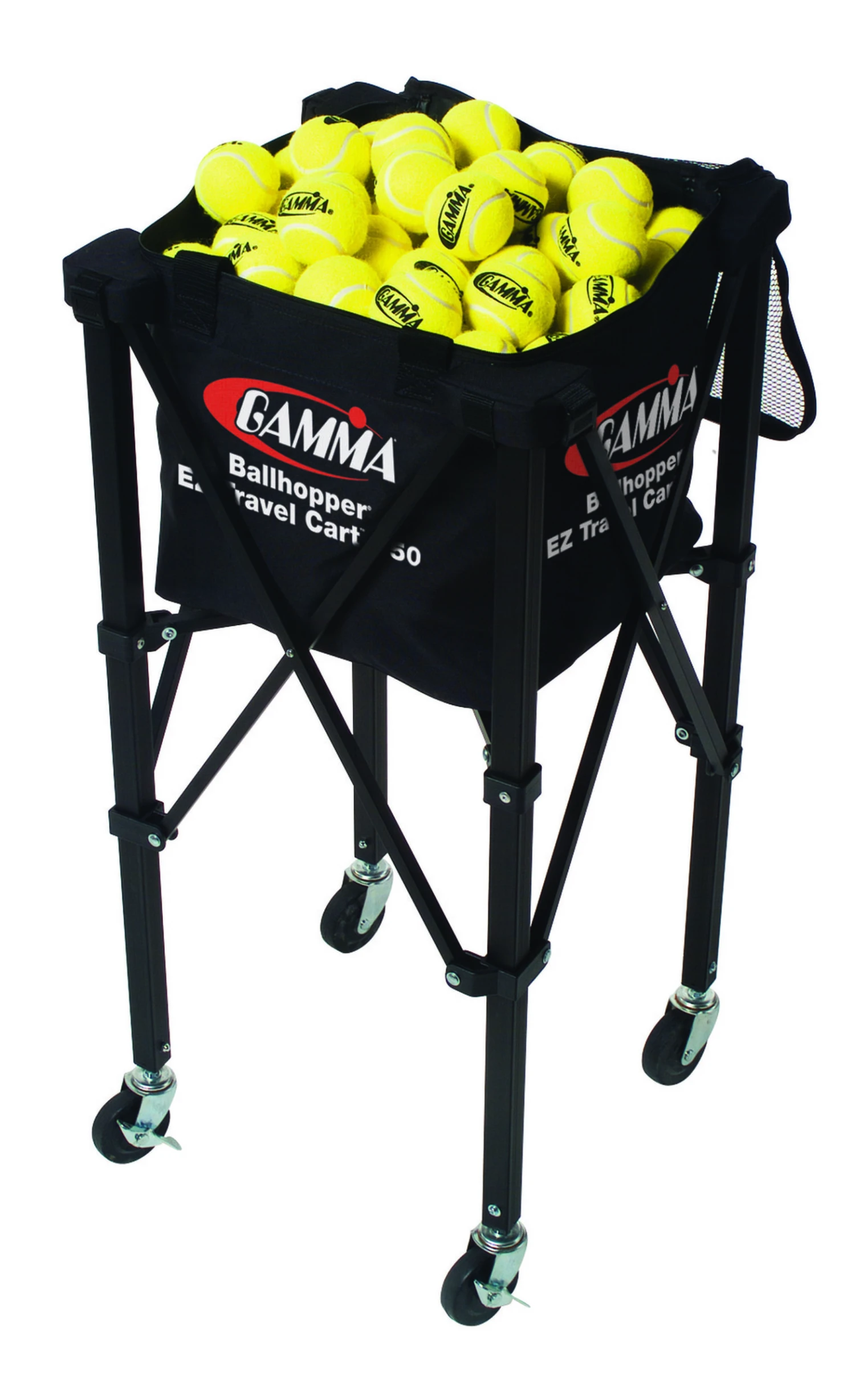 GAMMA EZ Travel Cart 150 Ball Cart With Wheels - Black - Image 6