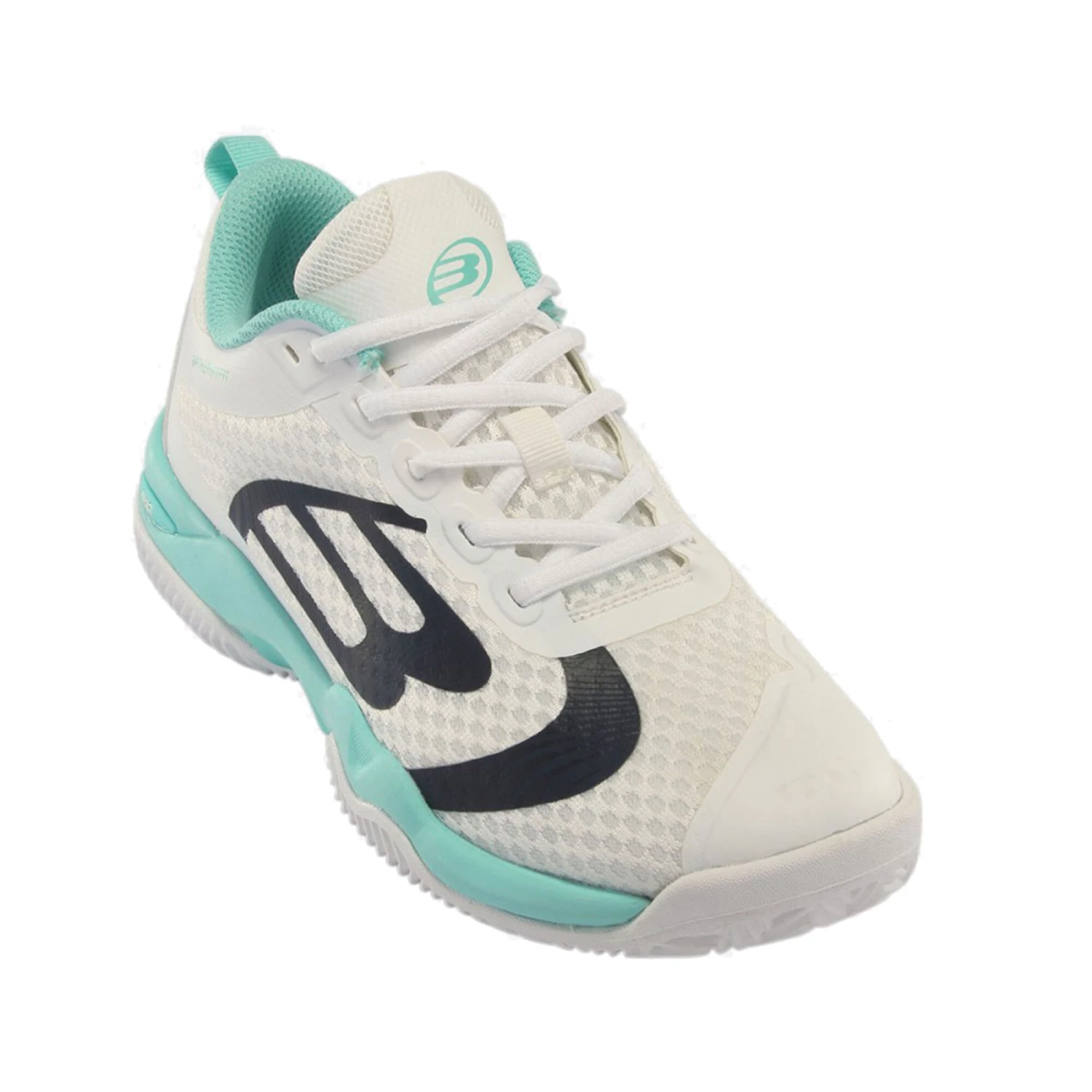 BULLPADEL Beker 22V Padel Shoe Women - White, Turquoise - Image 3