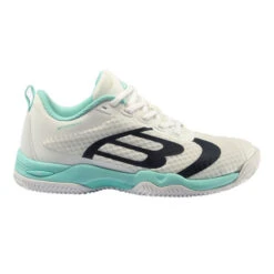 BULLPADEL Beker 22V Padel Shoe Women - White, Turquoise