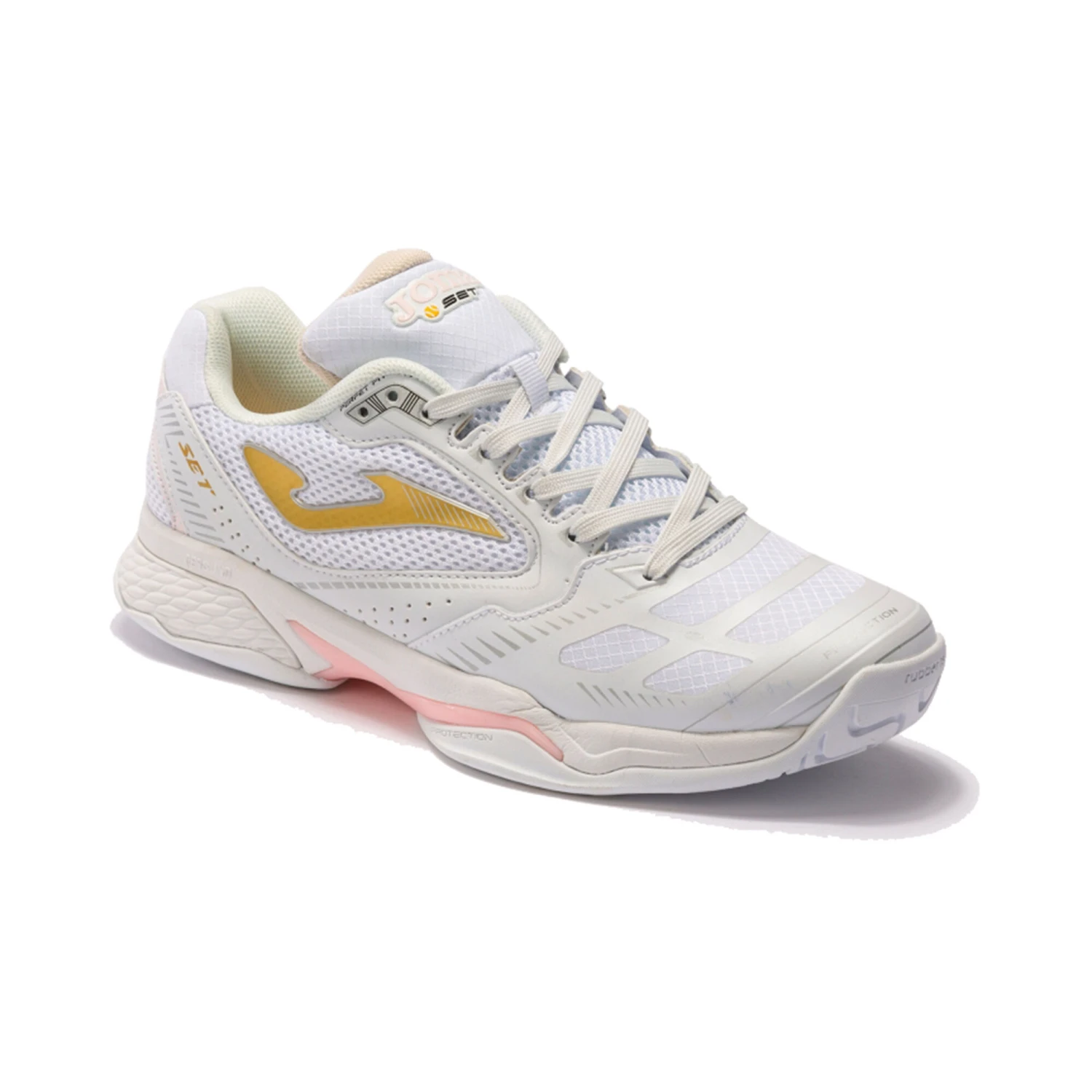 JOMA T.Set Clay Court Shoe Women - White, Gold - Image 4