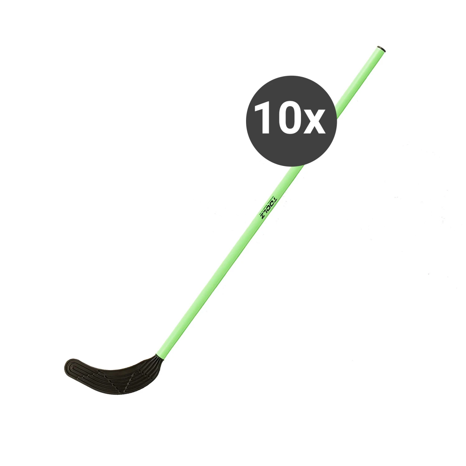Hockey Stick 10 Pack - Neon Green, Black