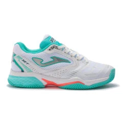 JOMA T.Set All Court Shoe Women - White, Turquoise