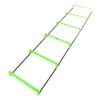 Koordinationsleiter Mit Hürde 2m Training Aids 2m - Black, Green