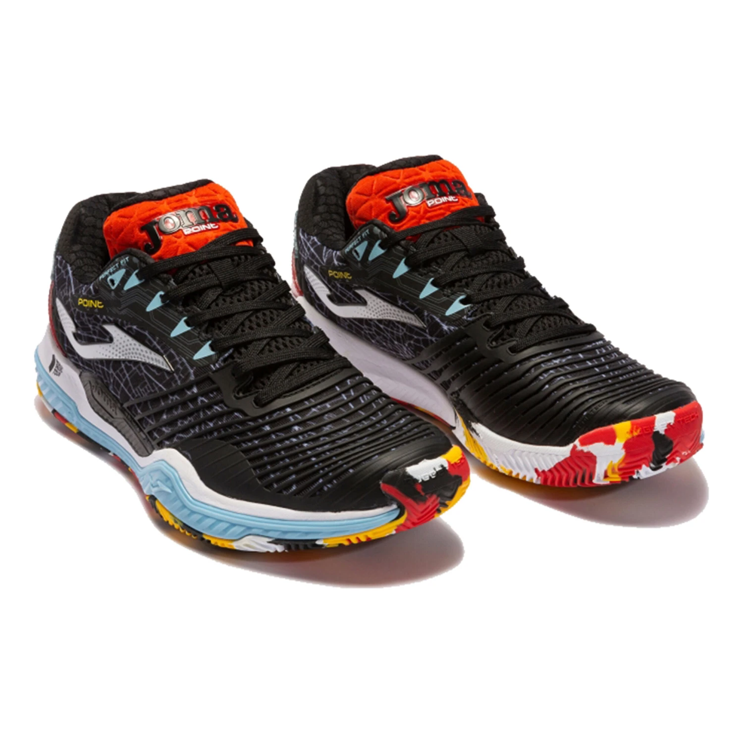 JOMA T.Point Padel Shoe Men - Black, Multicoloured - Image 2