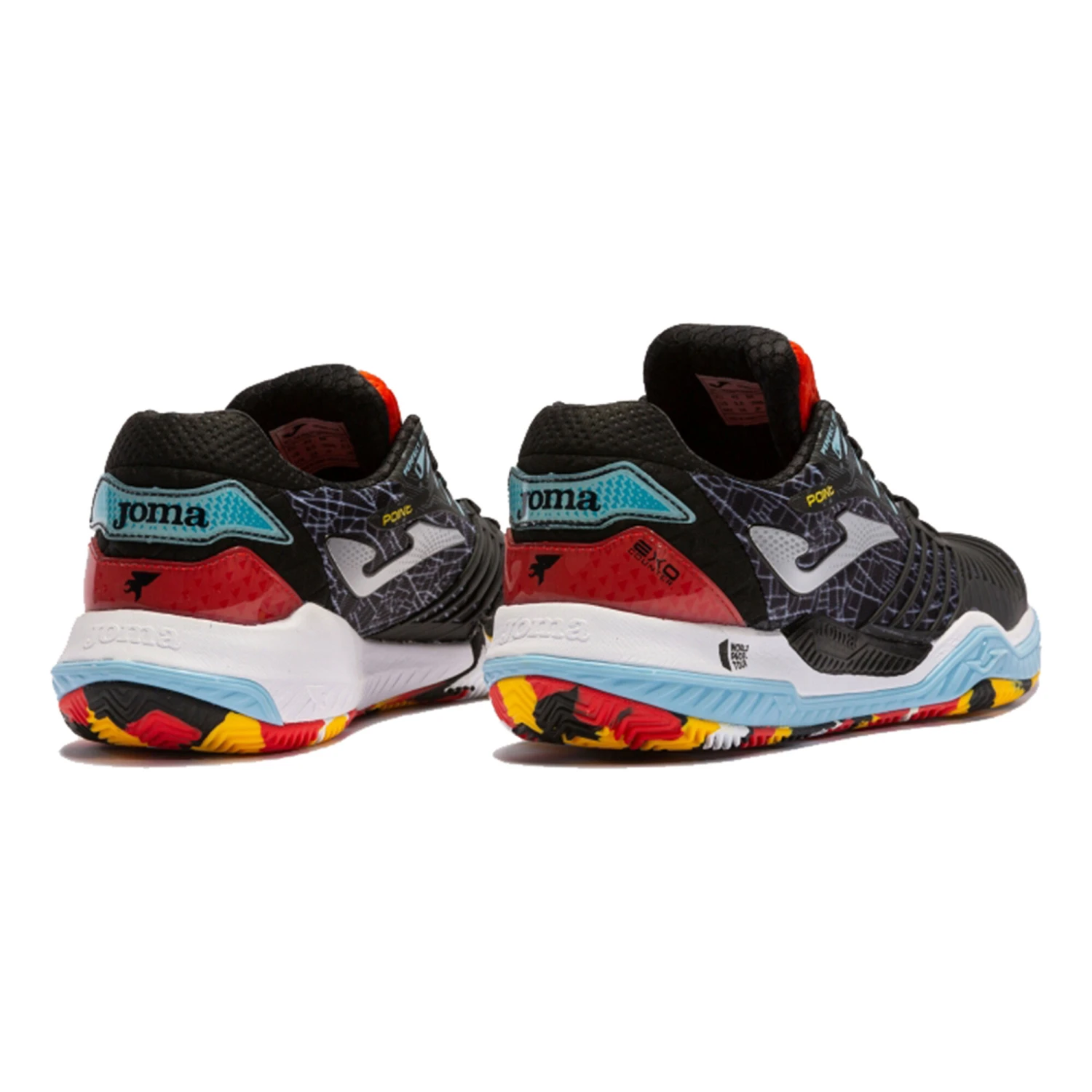 JOMA T.Point Padel Shoe Men - Black, Multicoloured - Image 4