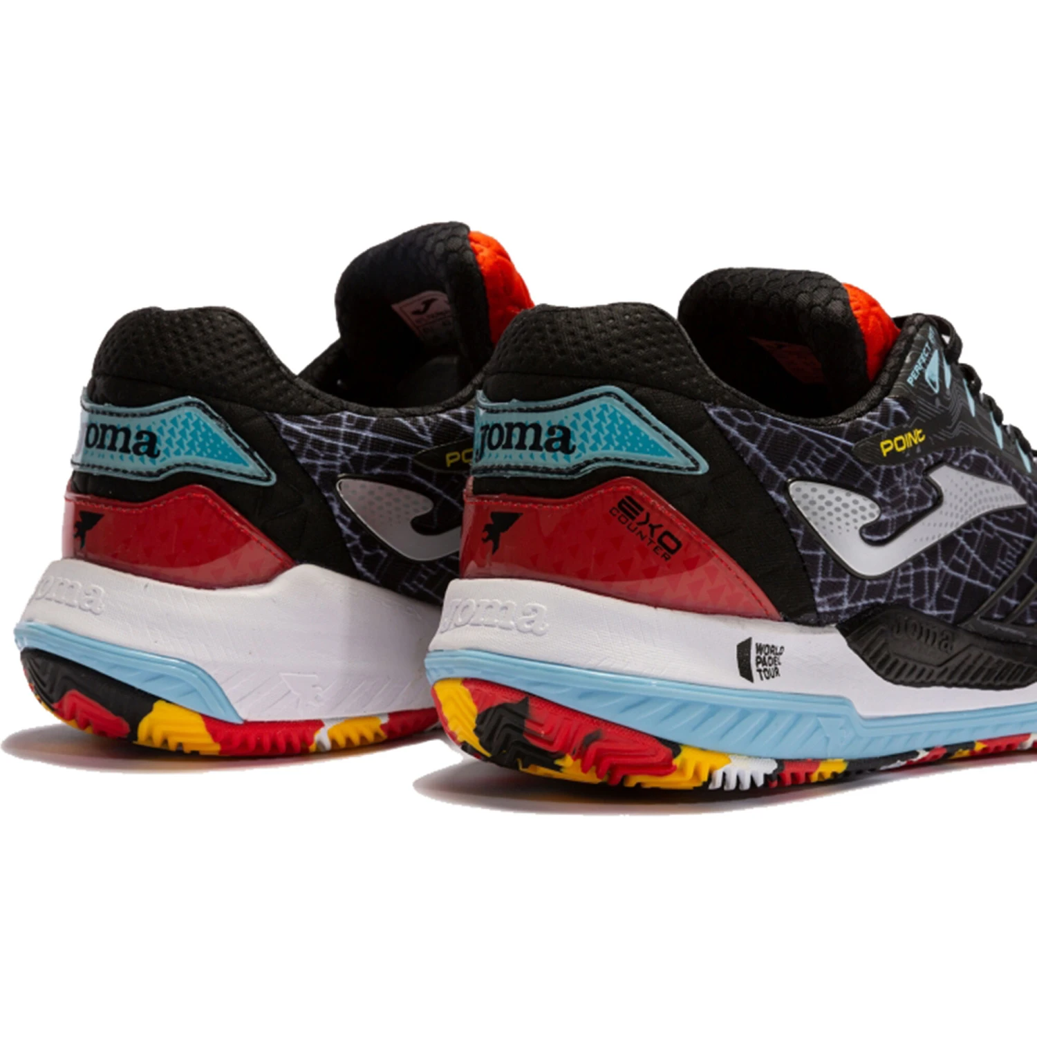 JOMA T.Point Padel Shoe Men - Black, Multicoloured - Image 5