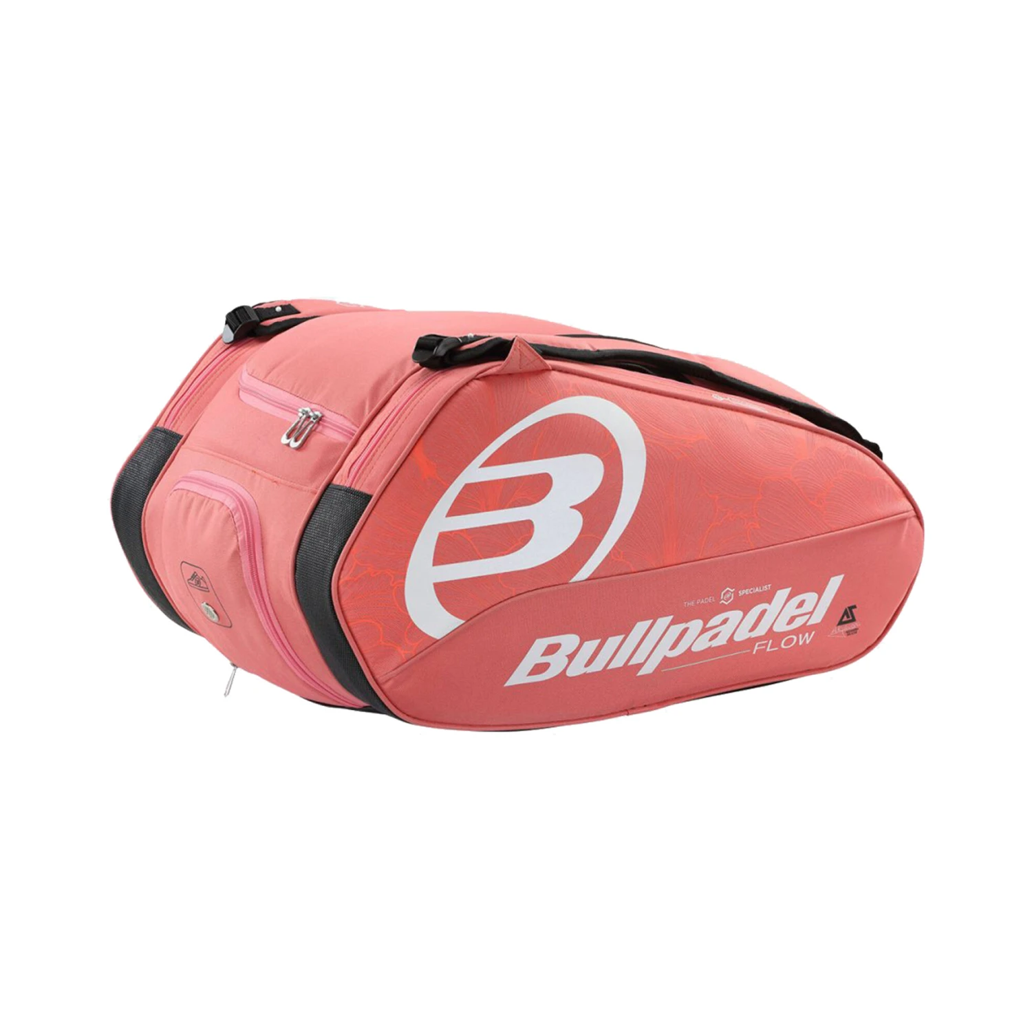 BULLPADEL FLOW Padel Racket Bag - Coral, Black - Image 5