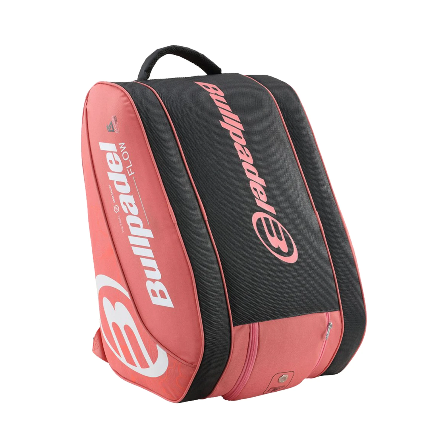 BULLPADEL FLOW Padel Racket Bag - Coral, Black - Image 4
