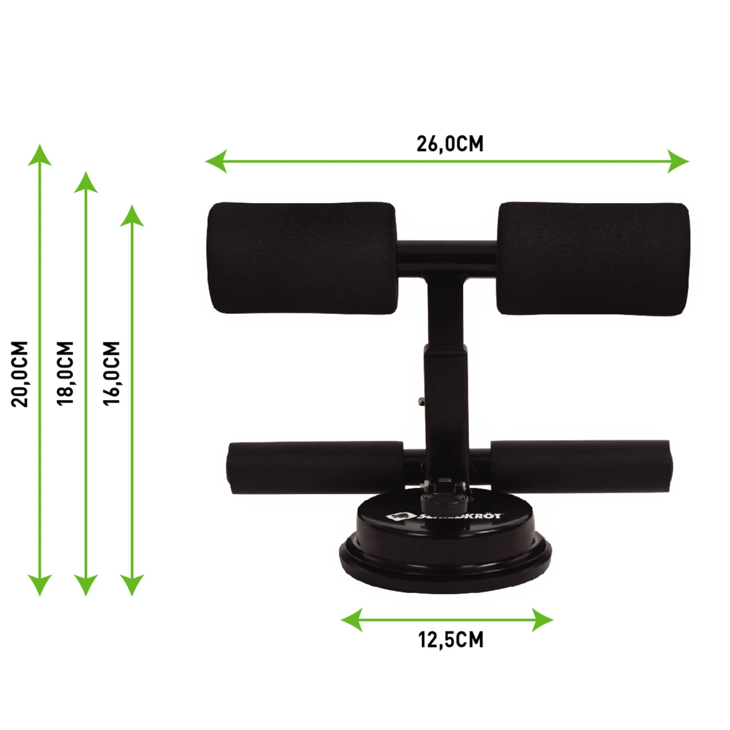 Sit Up Trainer Training Device - Black - Image 3