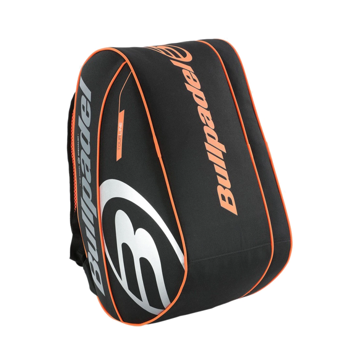 BULLPADEL TOUR Padel Racket Bag - Black, Orange - Image 4