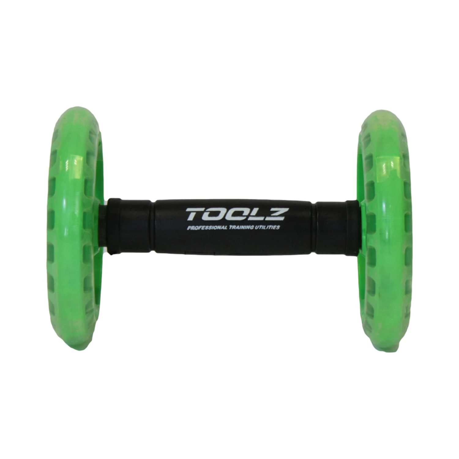 Exercise Wheel - Dual Training Device - Green, Black - Image 3