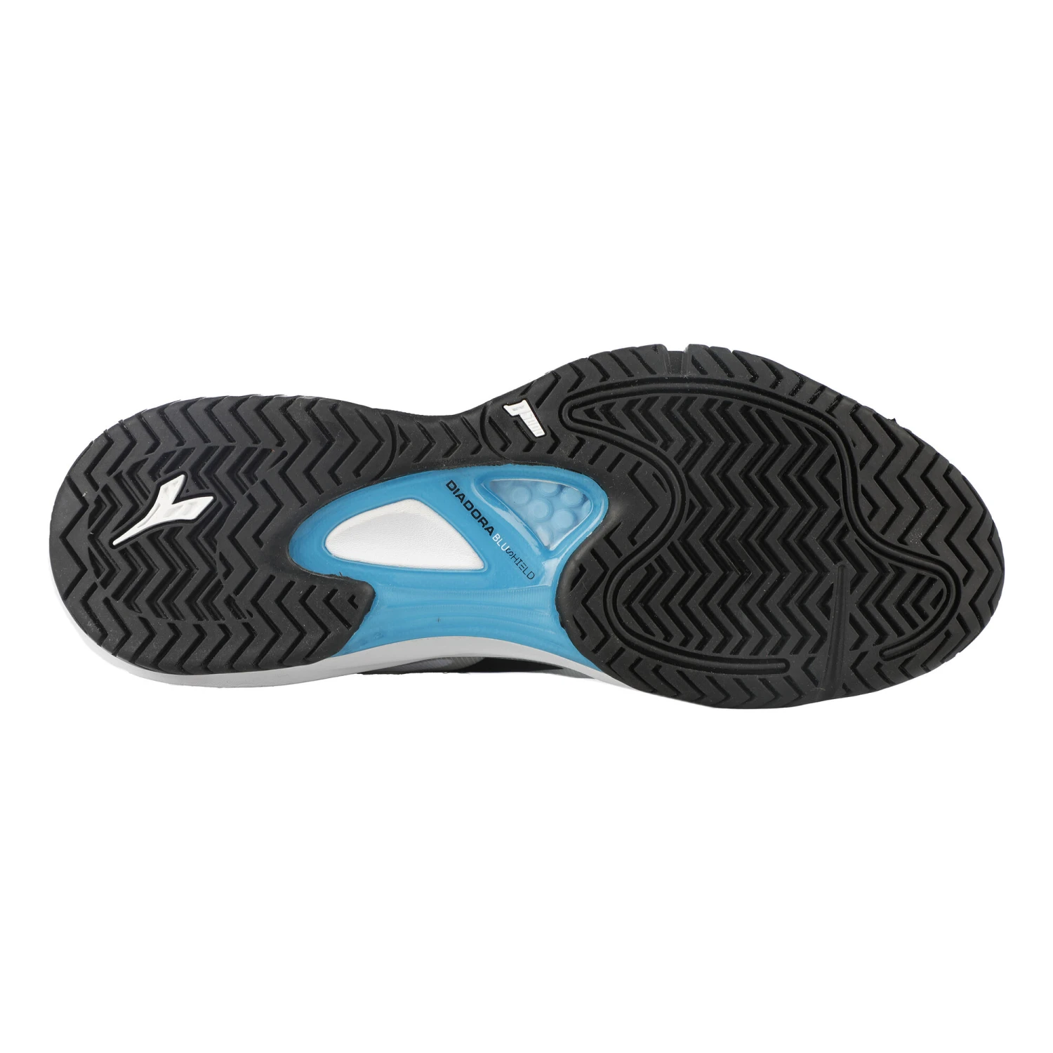 Diadora Speed Blushield Fly 3+ All Court Shoe Men - White, Turquoise - Image 4