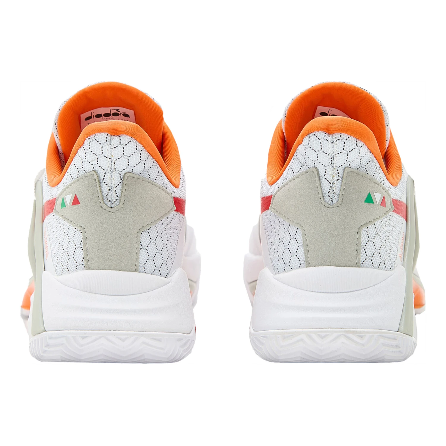 Diadora B.Icon Clay Court Shoe Women - White, Orange - Image 4