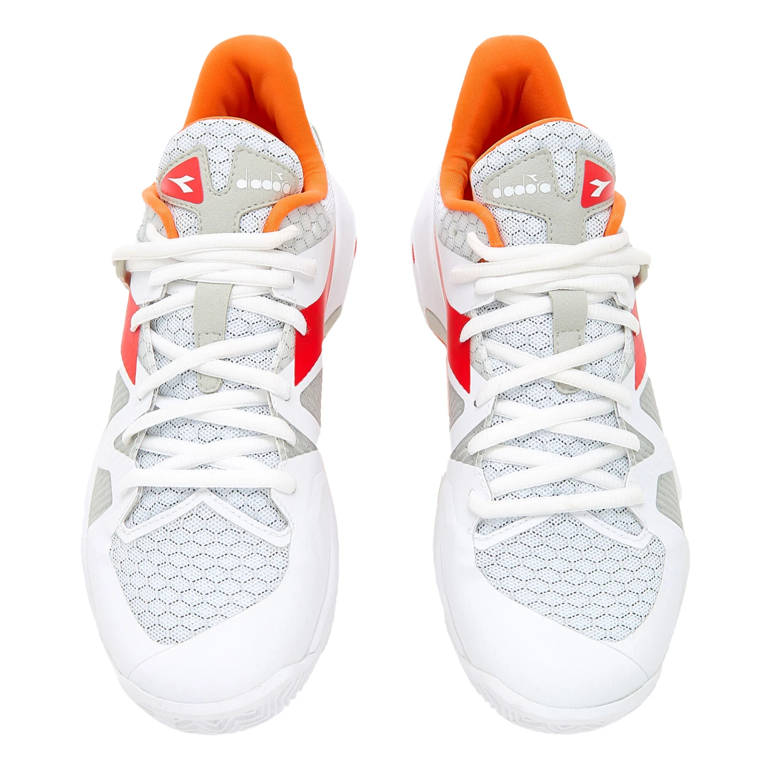Diadora B.Icon Clay Court Shoe Women - White, Orange - Image 2