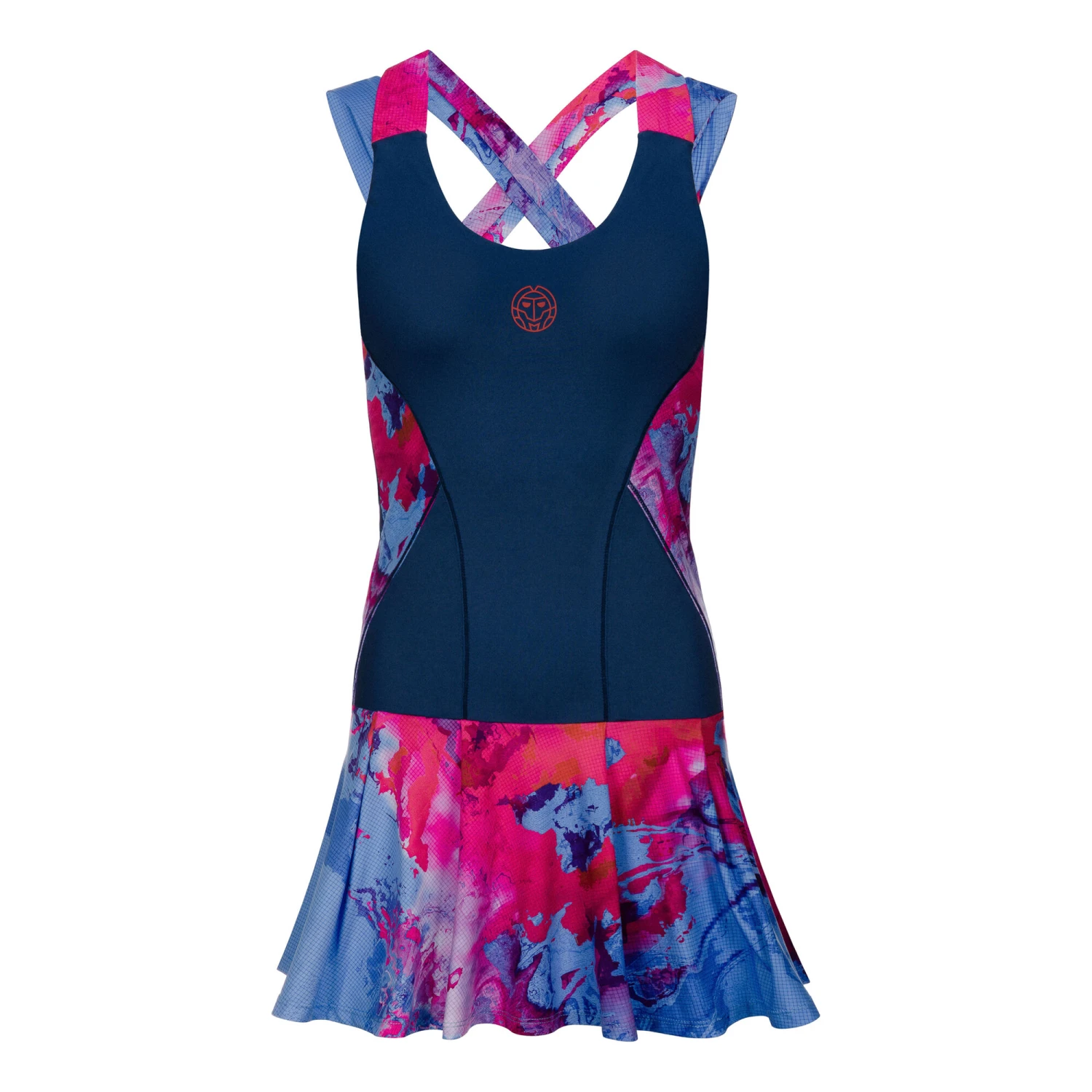 BIDI BADU Lipa Tech 2in1 Dress Women - Dark Blue, Red - Image 9