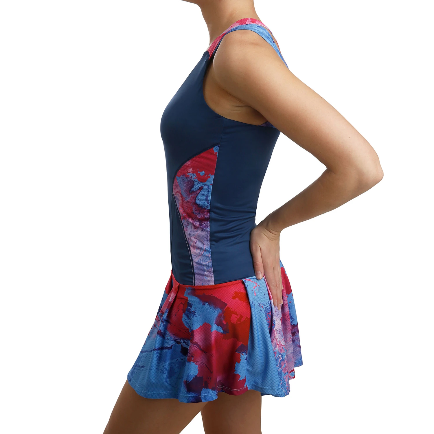 BIDI BADU Lipa Tech 2in1 Dress Women - Dark Blue, Red - Image 4