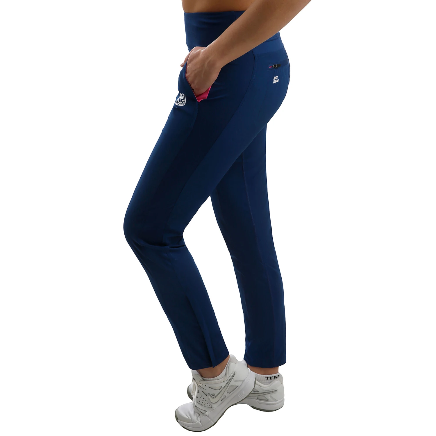 BIDI BADU Willow Tech Training Pants Women - Dark Blue, White - Image 4