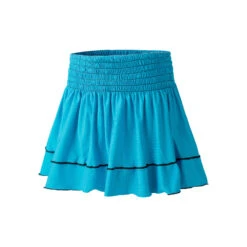 Smocked Skirt Girls - Turquoise