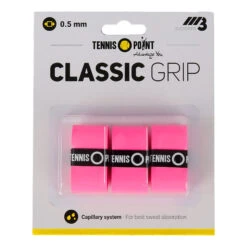 Classic Grip 3 Pack - Pink