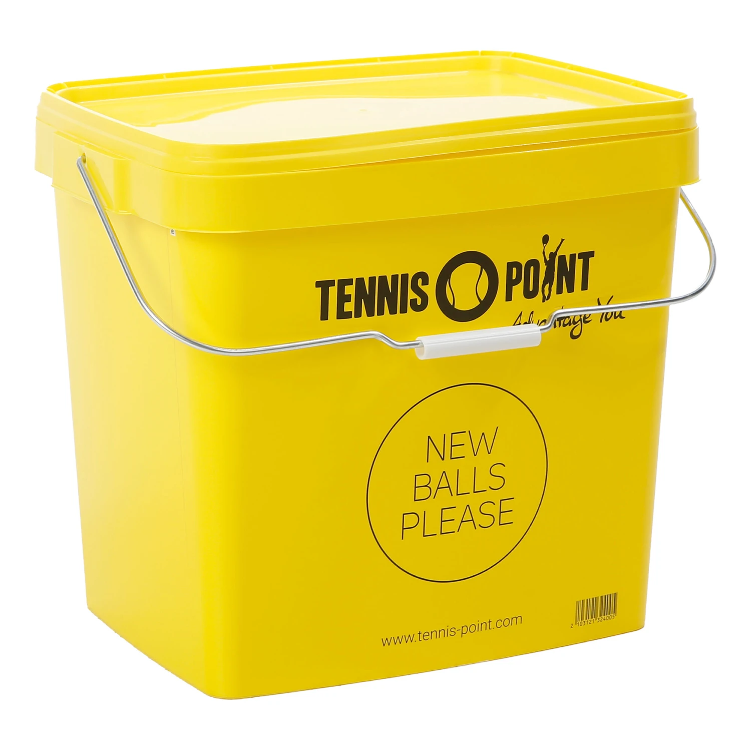 Ball Bucket With Cover, Square - Yellow - Image 2