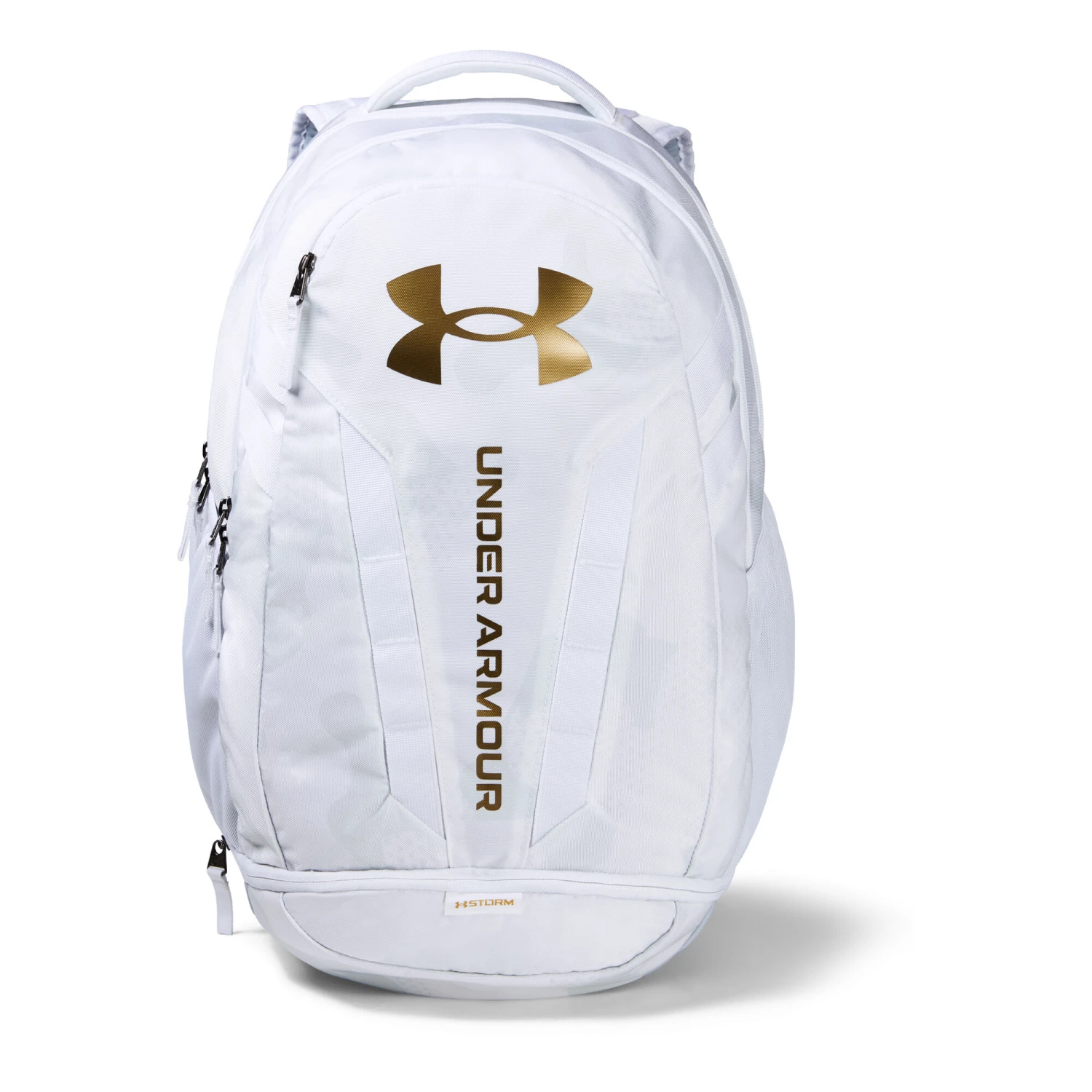 Under Armour Hustle 5.0 Backpack - White, Black