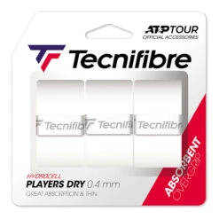 TECNIFIBRE Players Dry 3er 3 Pack - White