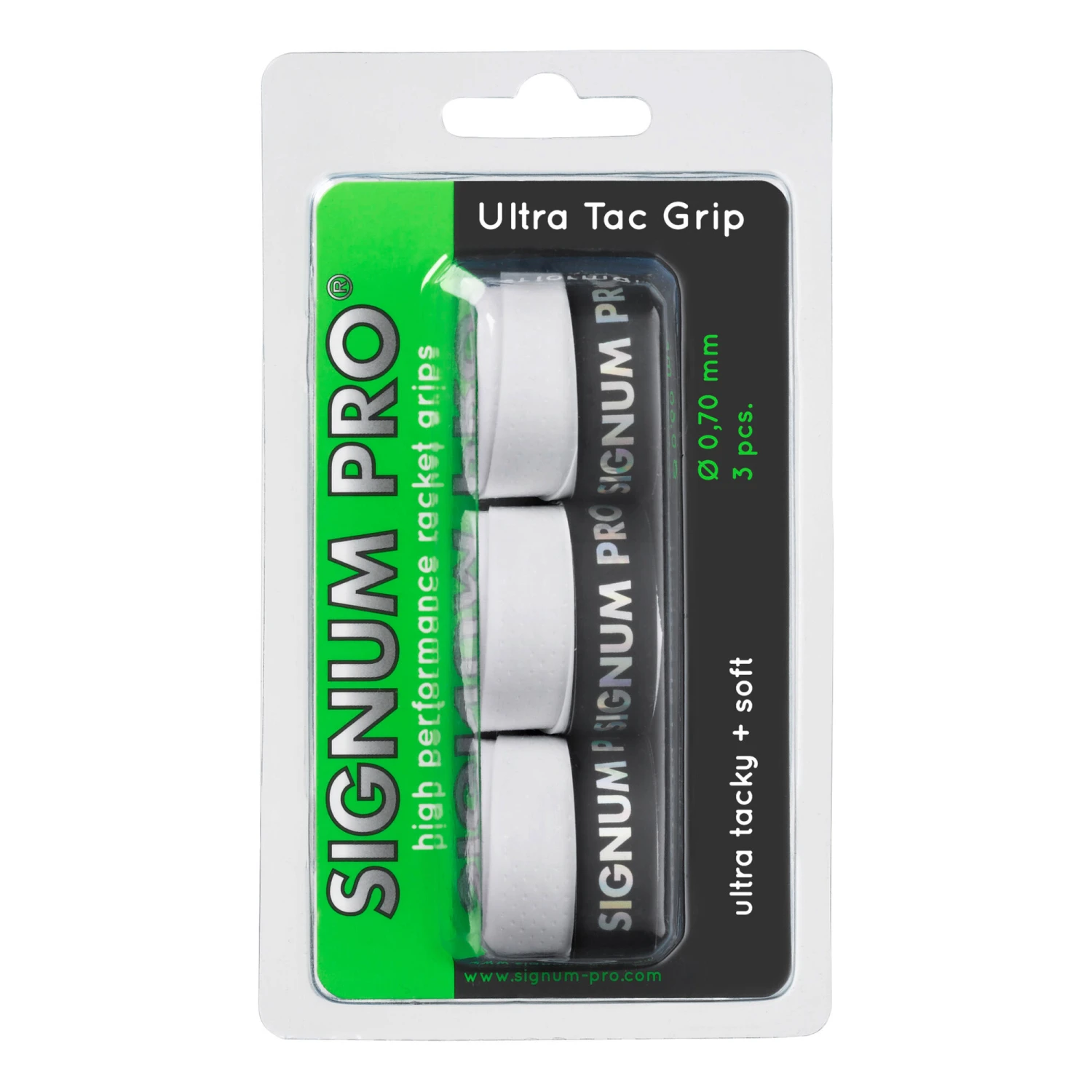 Ultra Tac Grip 3 Pack - White