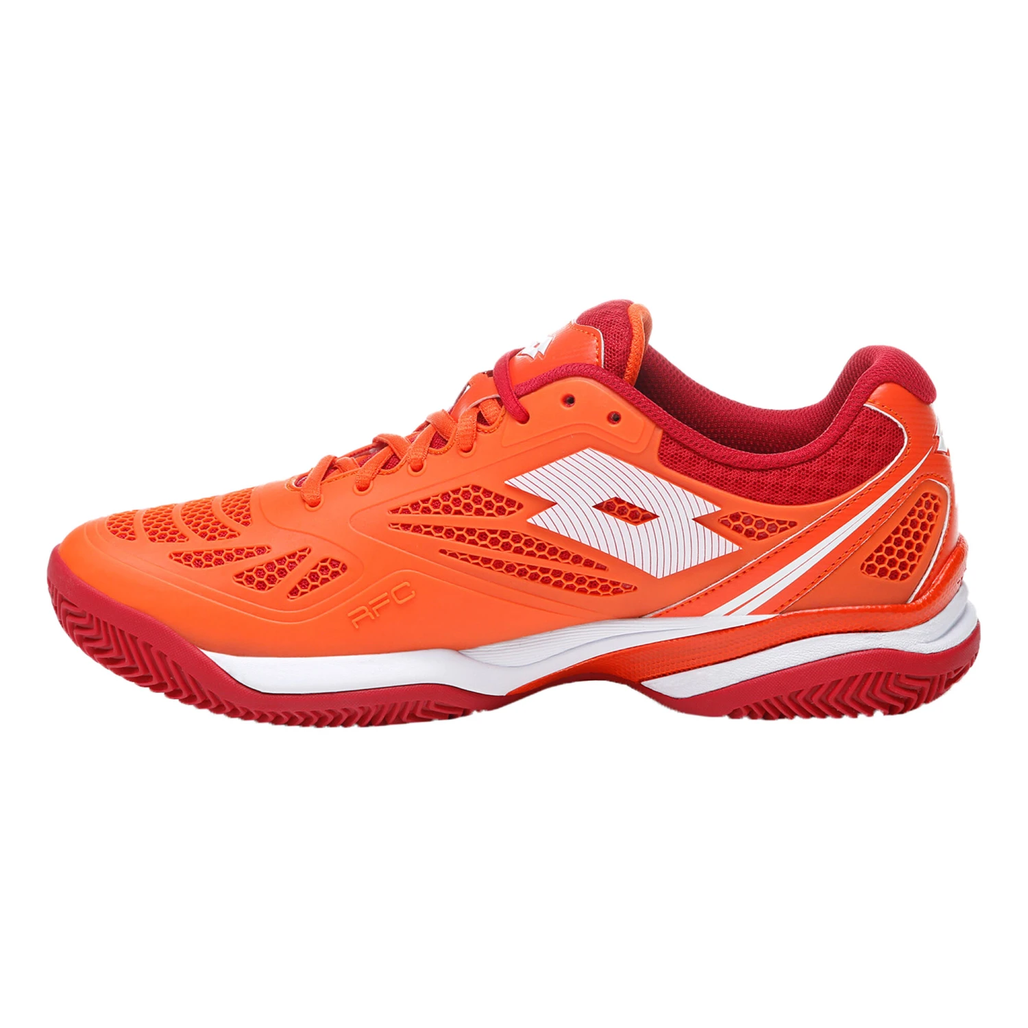 Lotto Superrapida 200 PRT All Court Shoe Men - Orange, Red - Image 2