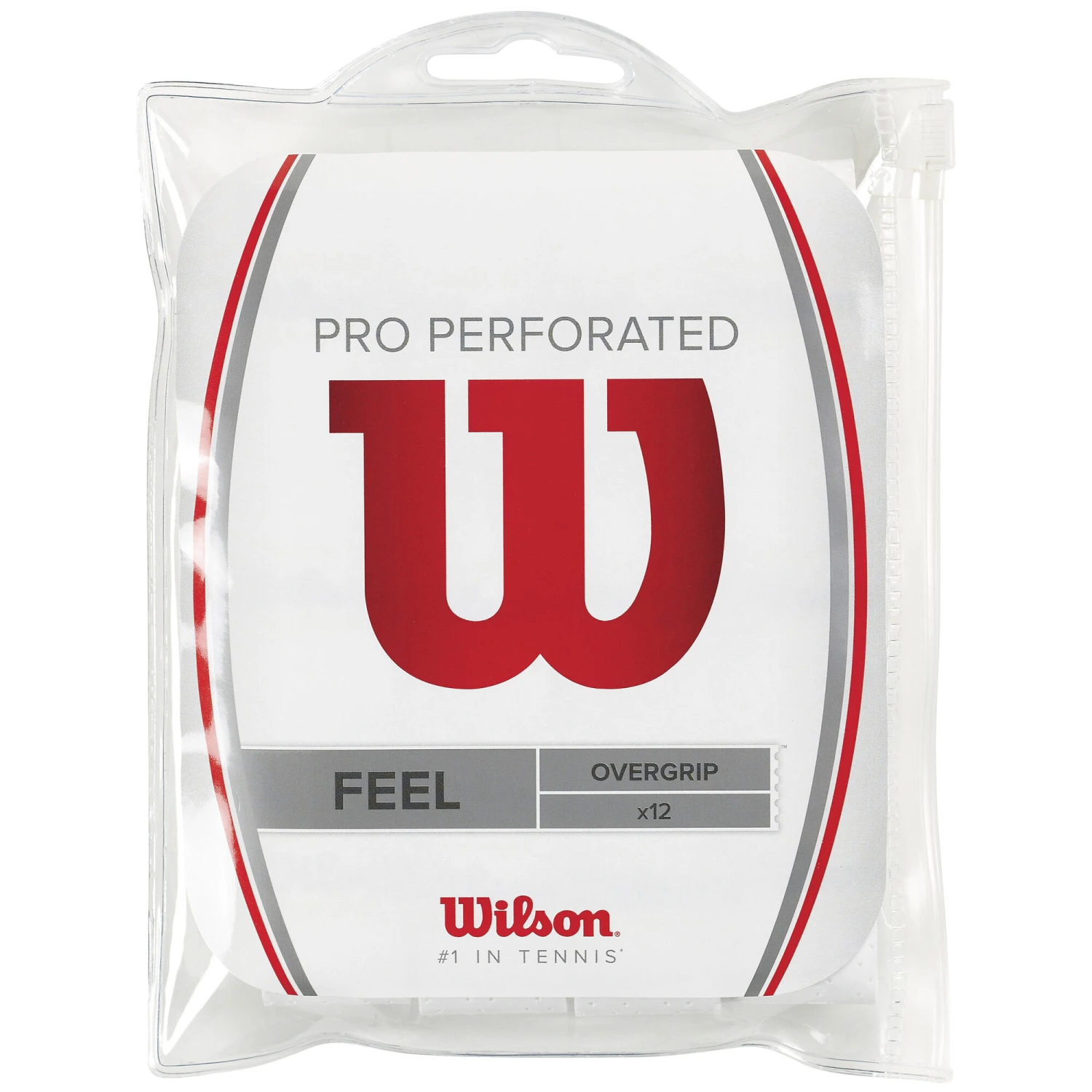Wilson Pro Overgrip Perforated 12 Pack - White