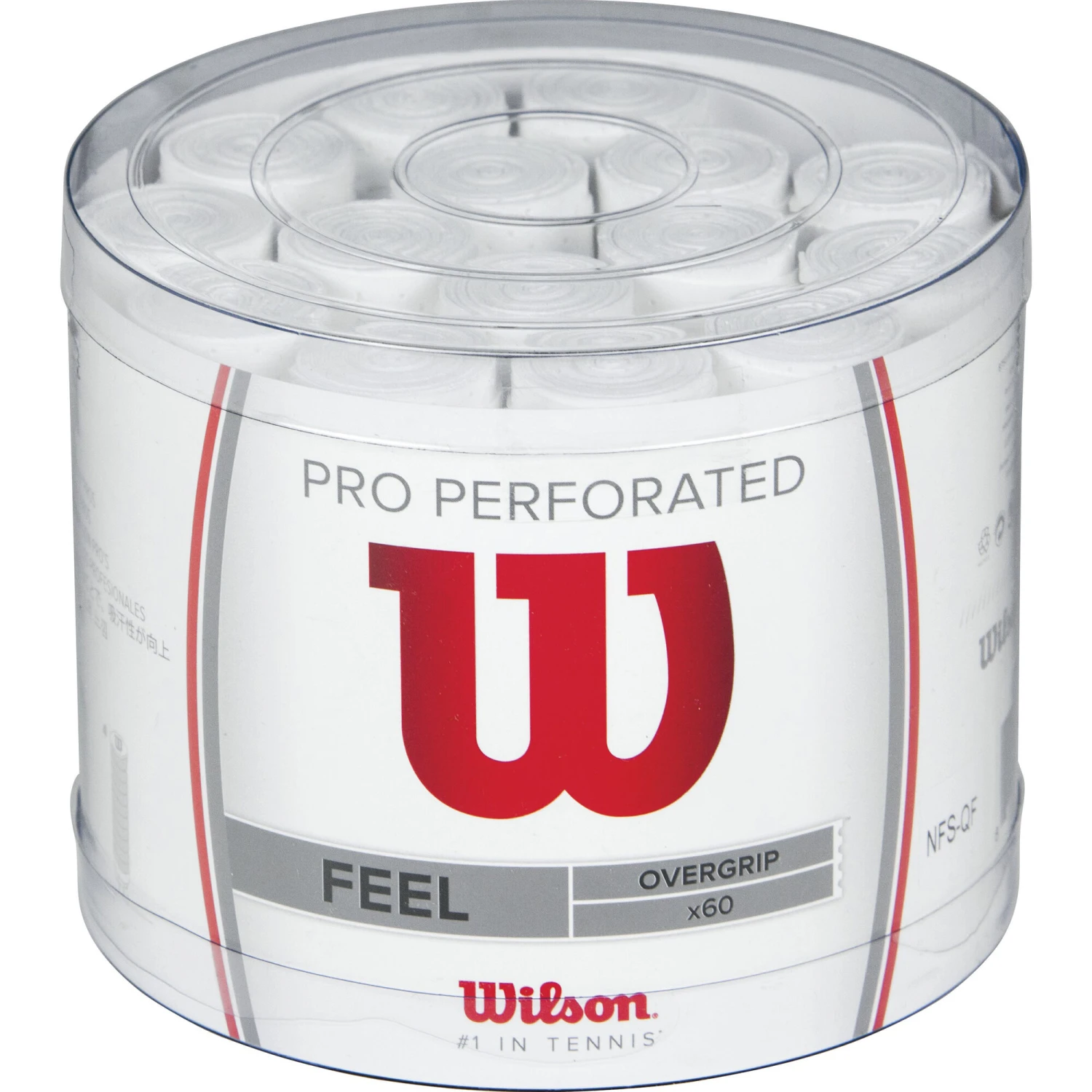 Wilson Pro Overgrip Perforated 60 Pack - White